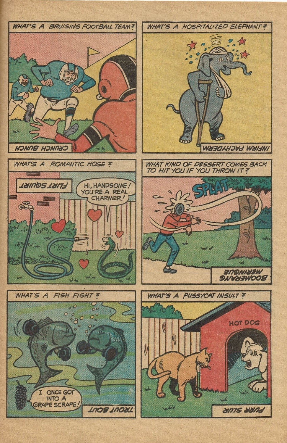 Read online Reggie's Wise Guy Jokes comic -  Issue #17 - 33