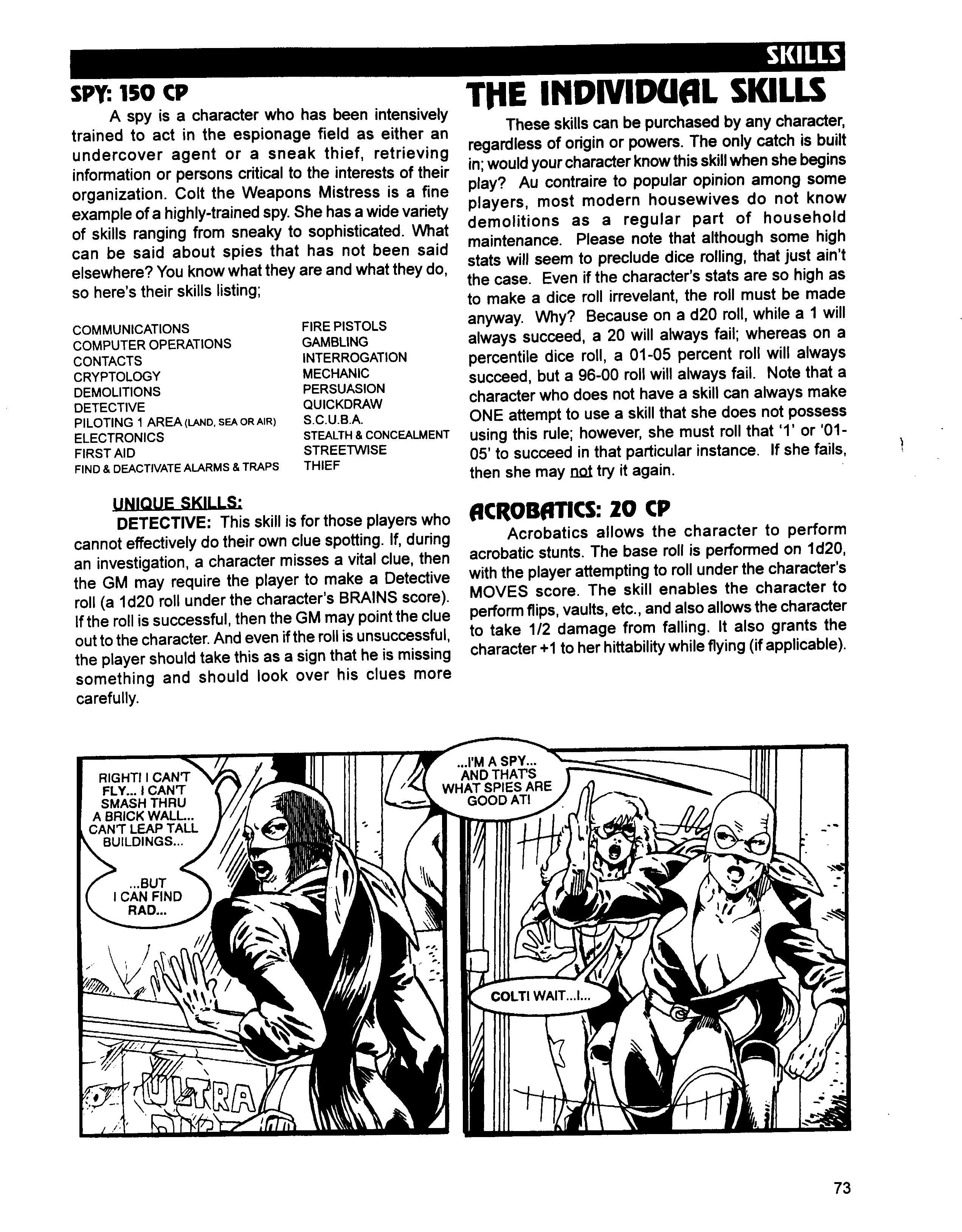 Read online Superbabes: The Femforce Role-Playing Game comic -  Issue # TPB - 75