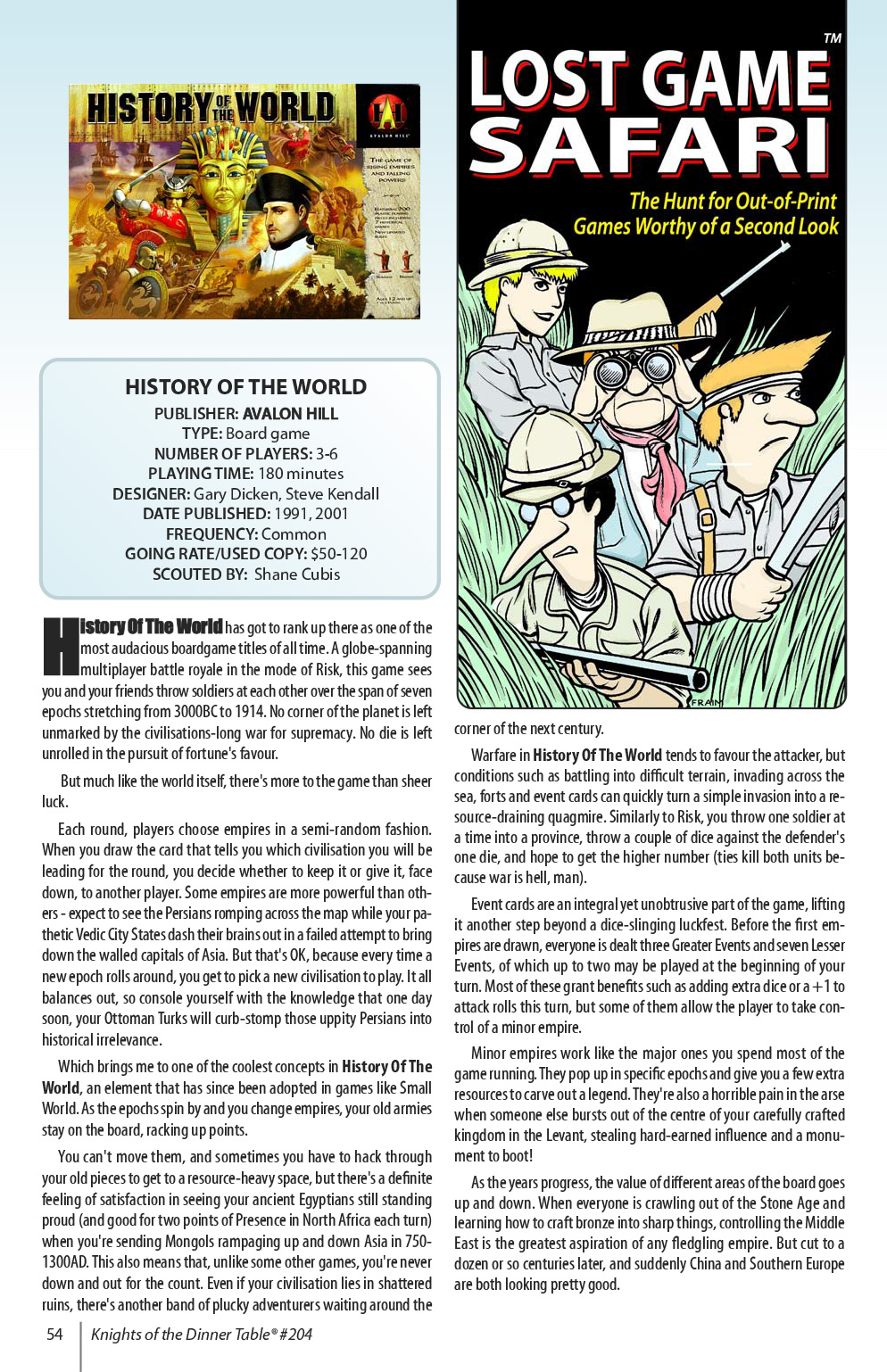 Read online Knights of the Dinner Table comic -  Issue #204 - 55