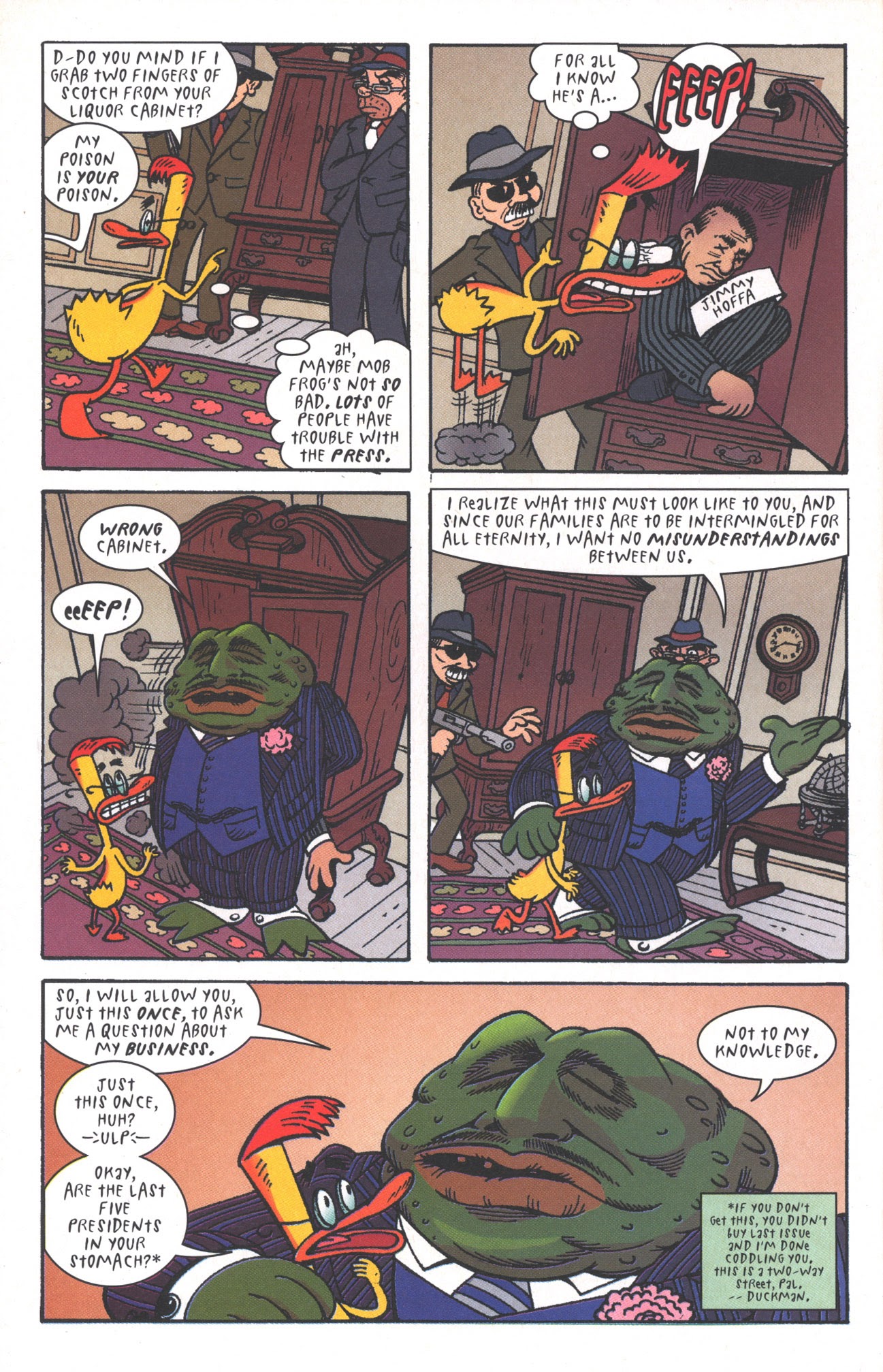 Read online Duckman : The Mob Frog Saga comic -  Issue #2 - 6