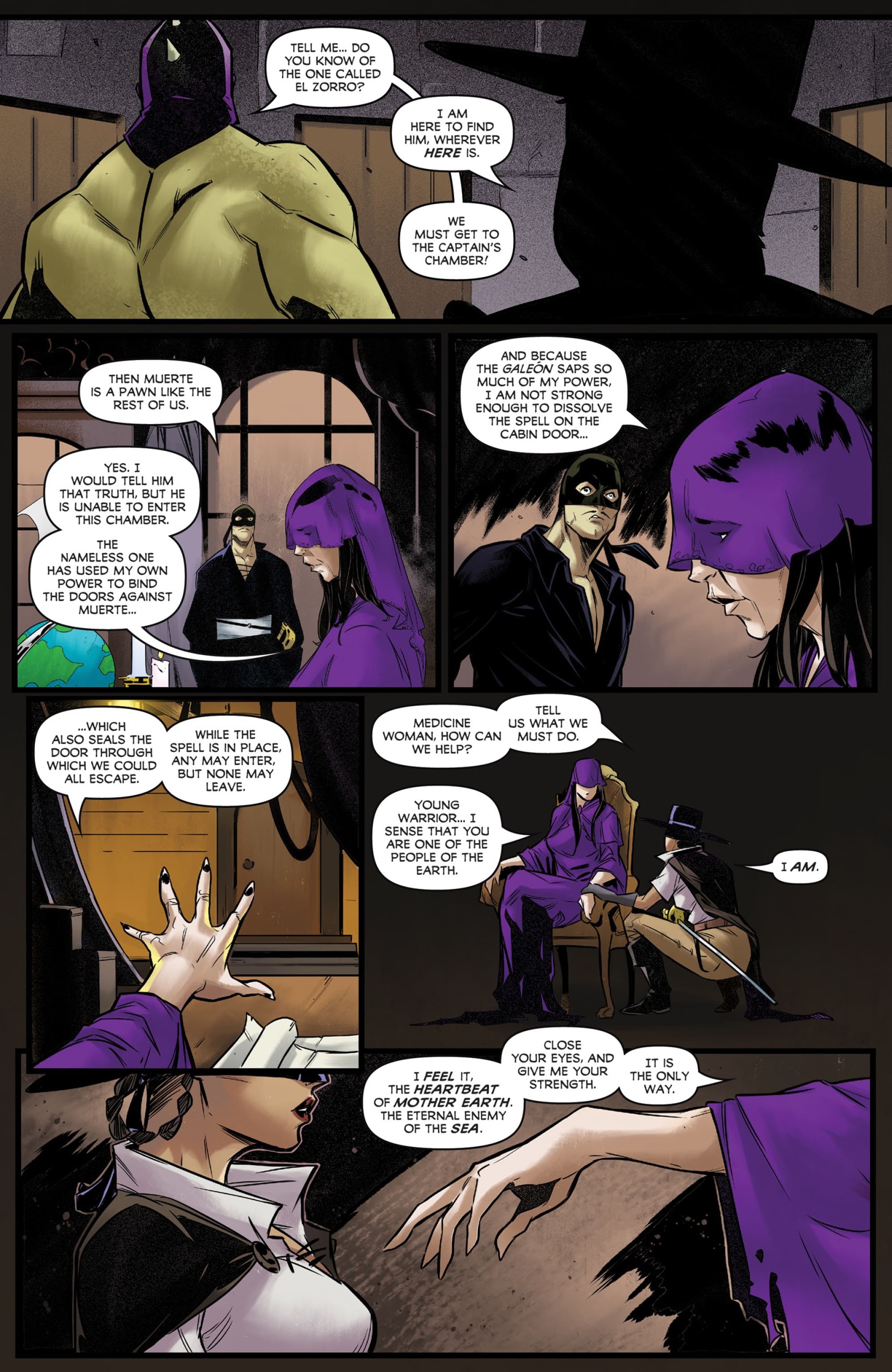 Read online Zorro: Galleon Of the Dead comic -  Issue #4 - 16