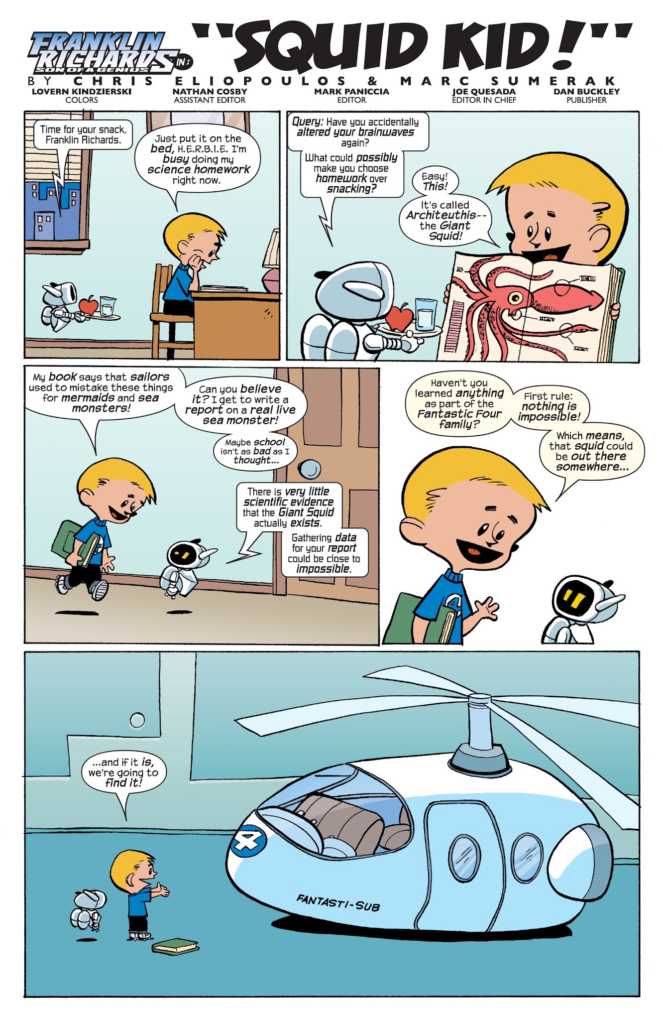 Read online Franklin Richards: A Fantastic Year comic -  Issue # TPB - 14