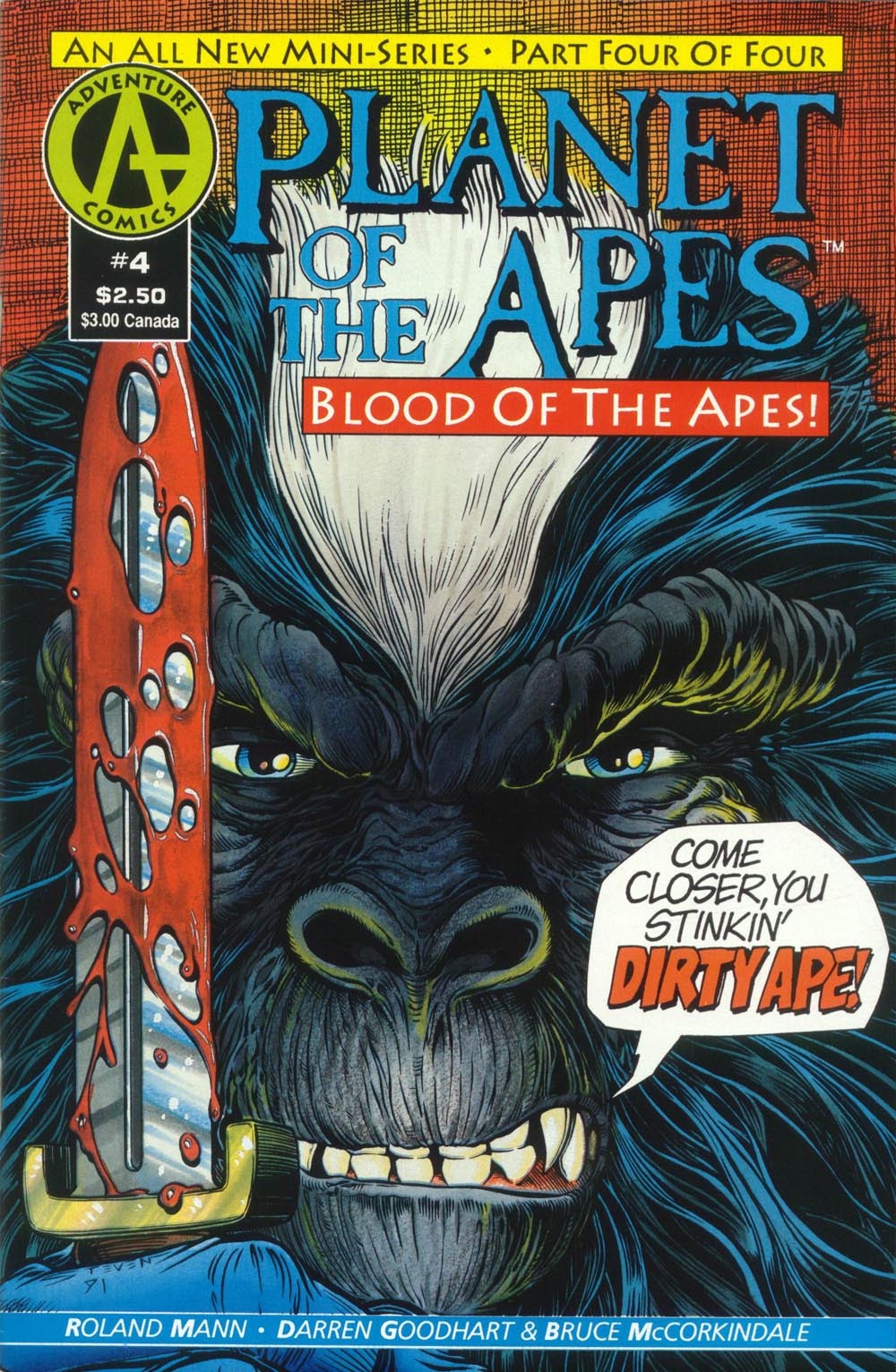 Read online Planet of the Apes: Blood of the Apes comic -  Issue #4 - 1