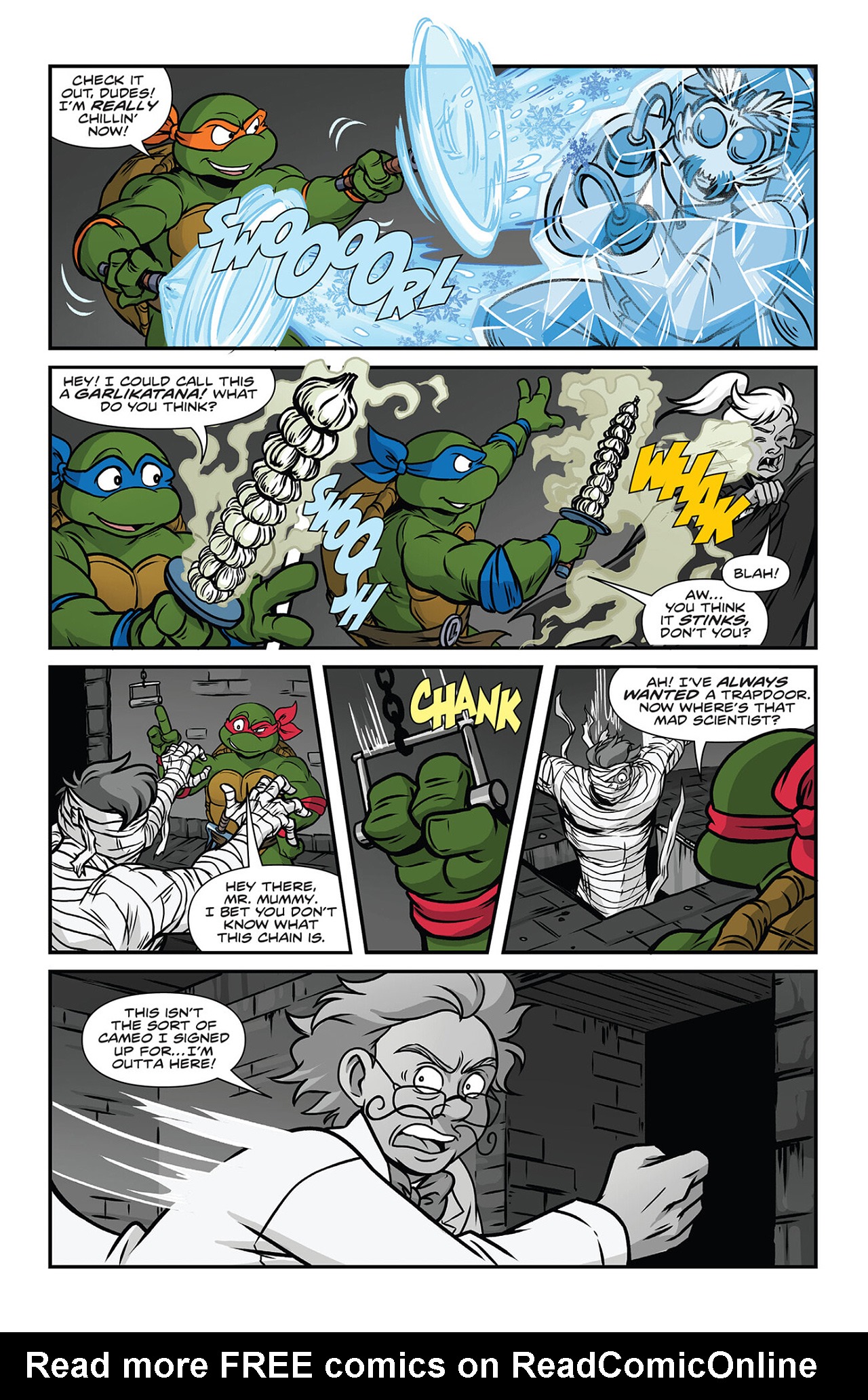 Read online Teenage Mutant Ninja Turtles: Saturday Morning Adventures – Halloween Special comic -  Issue # Full - 24