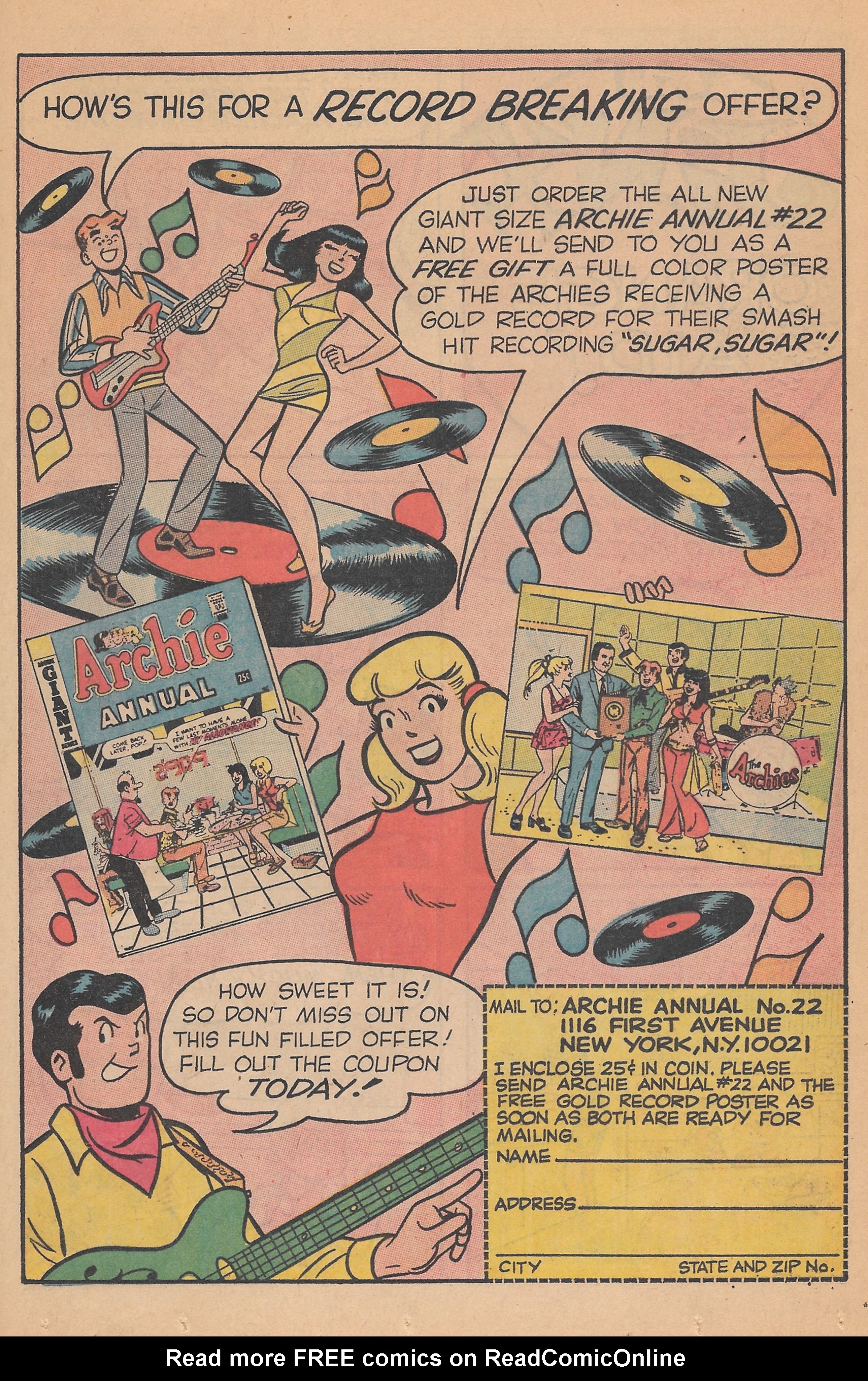 Read online Jughead's Jokes comic -  Issue #19 - 45