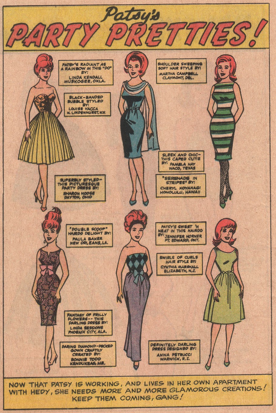 Read online Patsy Walker's Fashion Parade comic -  Issue # Full - 8