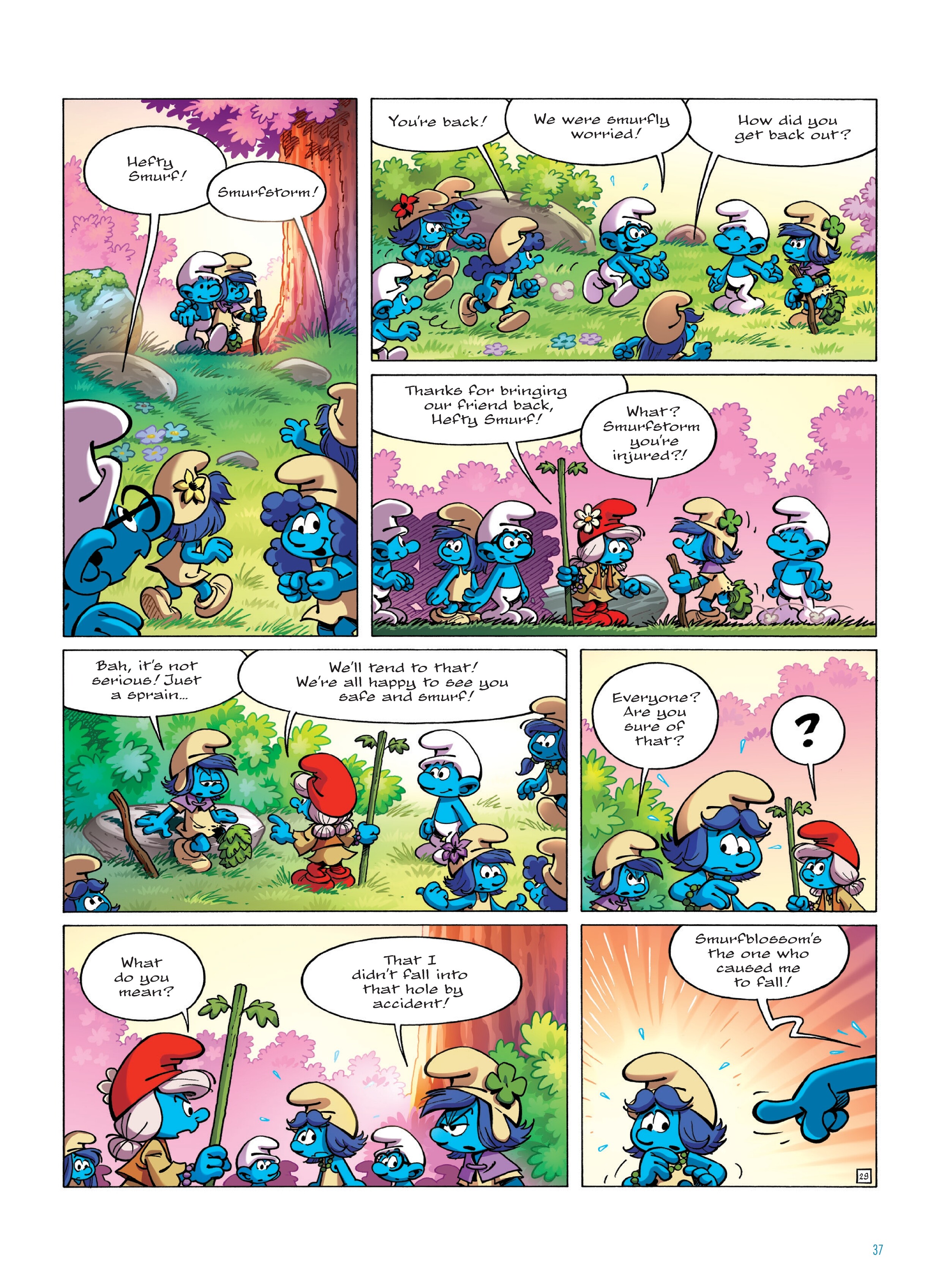 Read online Smurfs: The Village Behind The Wall comic -  Issue #2 - 37