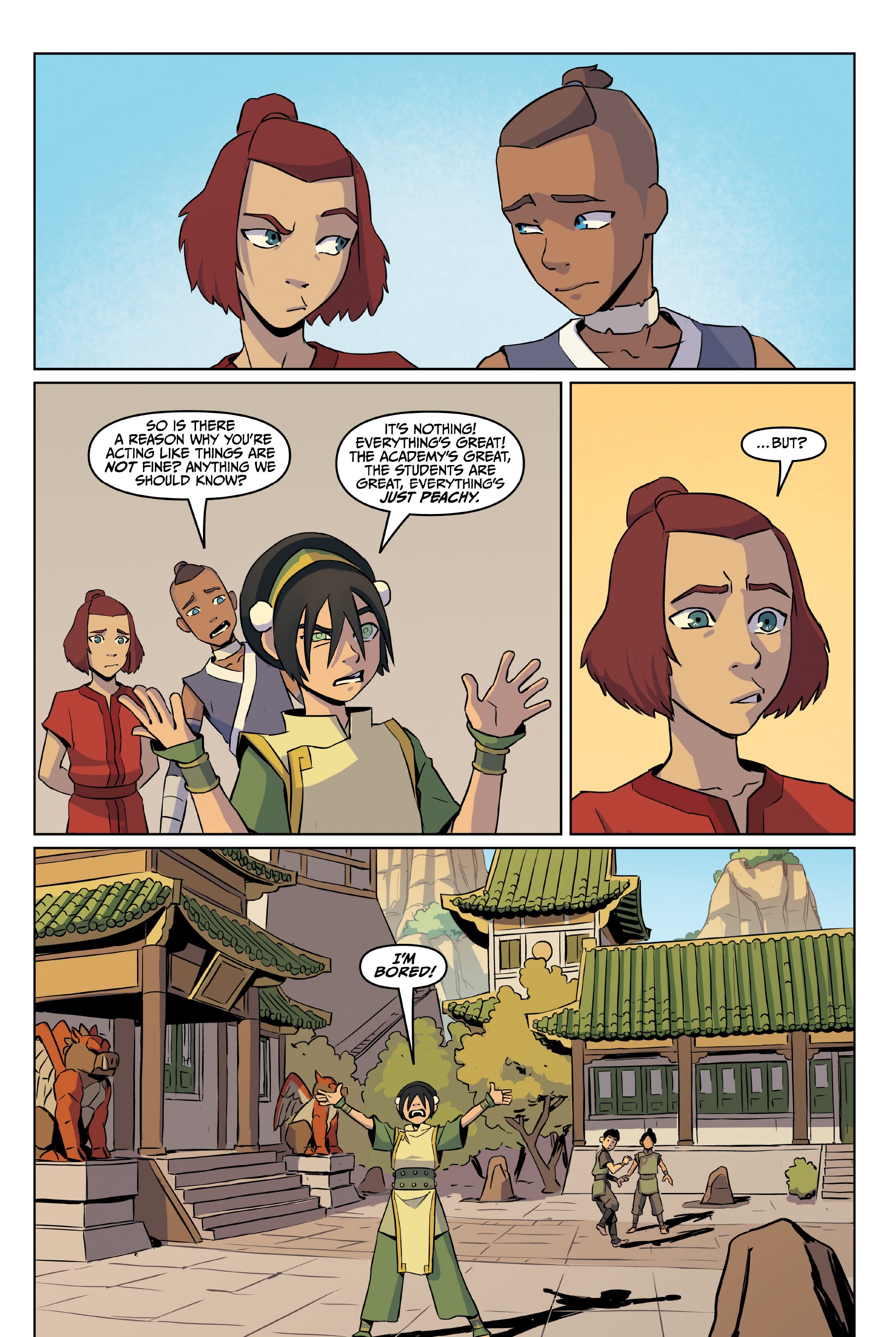 Read online Nickelodeon Avatar: The Last Airbender - Toph Beifong's Metalbending Academy comic -  Issue # TPB - 11