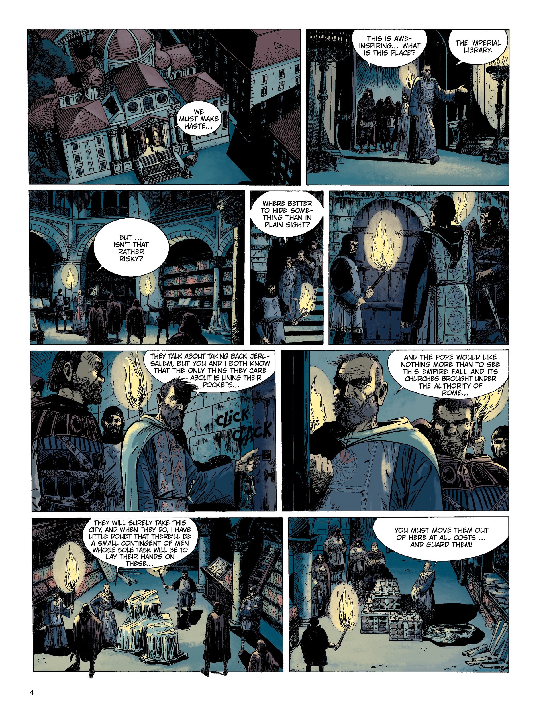 Read online The Last Templar comic -  Issue #5 - 5