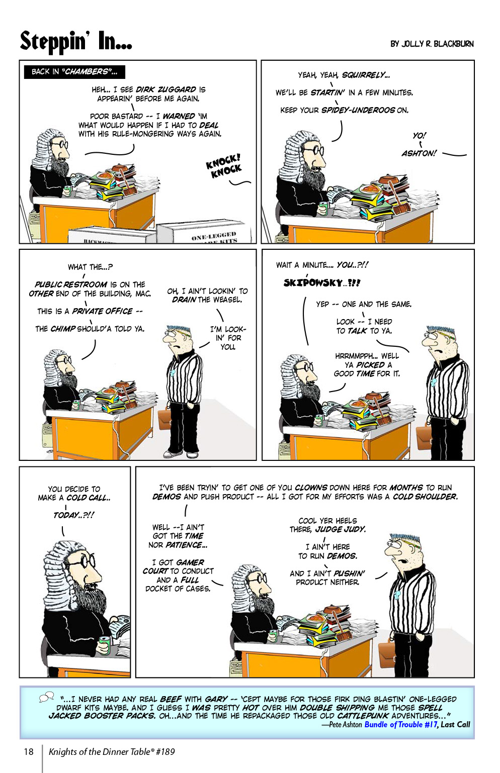 Read online Knights of the Dinner Table comic -  Issue #189 - 20