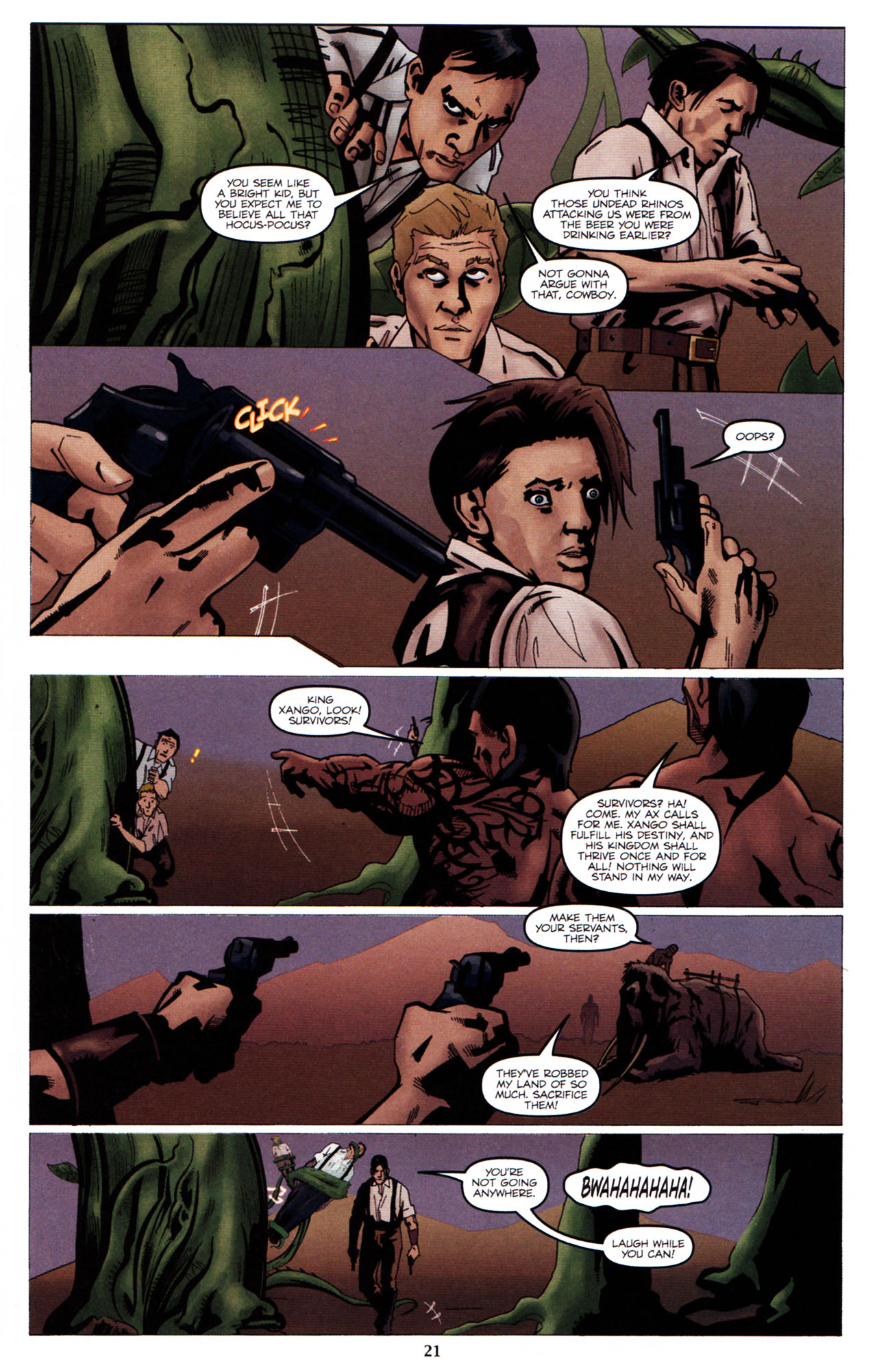 Read online The Mummy: The Rise and Fall of Xango's Ax comic -  Issue #2 - 22