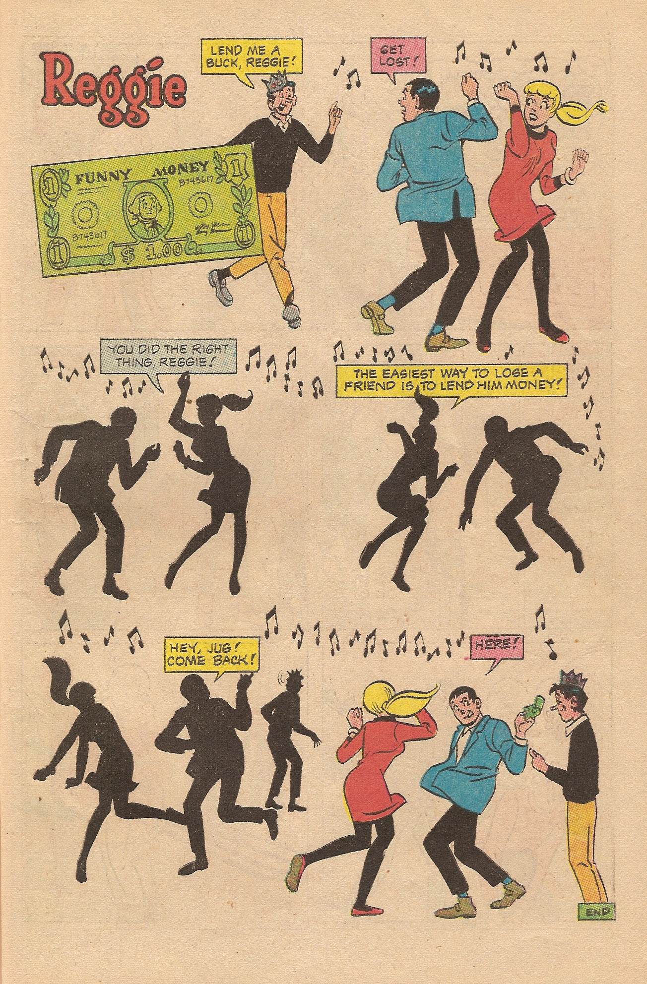 Read online Reggie's Wise Guy Jokes comic -  Issue #5 - 61