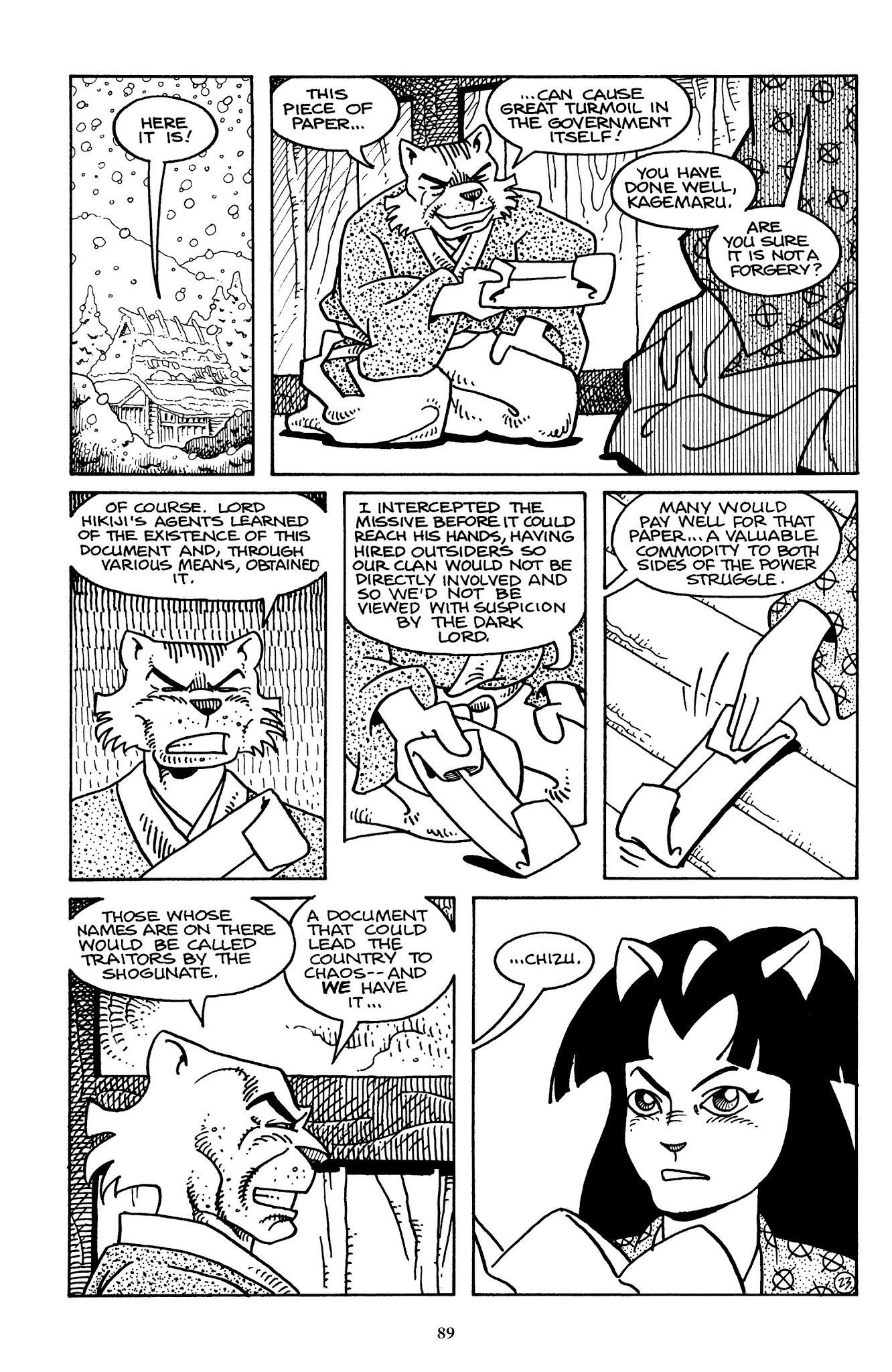 Read online The Usagi Yojimbo Saga comic -  Issue # TPB 2 - 89