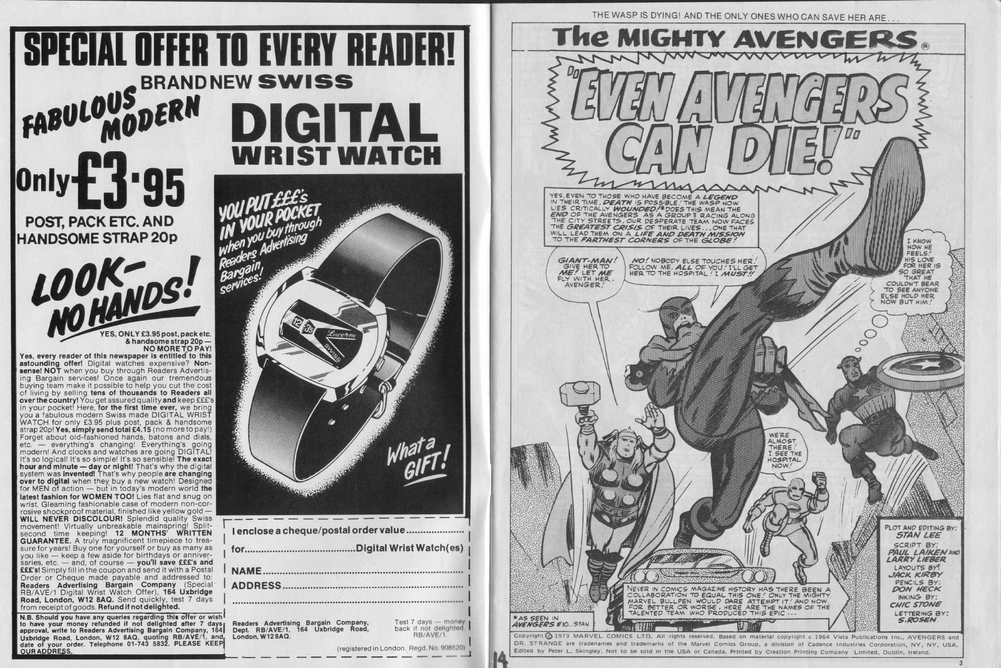 Read online The Avengers (1973) comic -  Issue #11 - 2