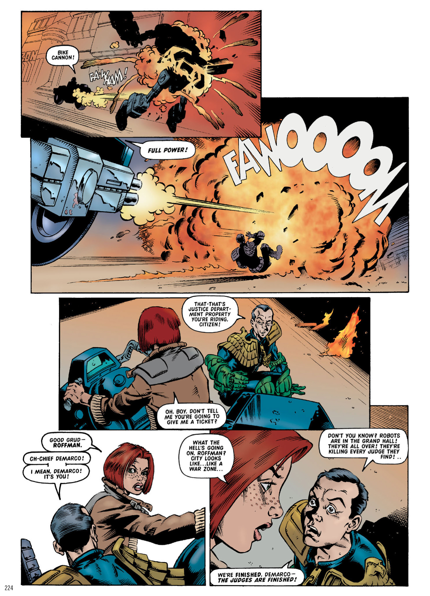 Read online Judge Dredd: The Complete Case Files comic -  Issue # TPB 30 - 226