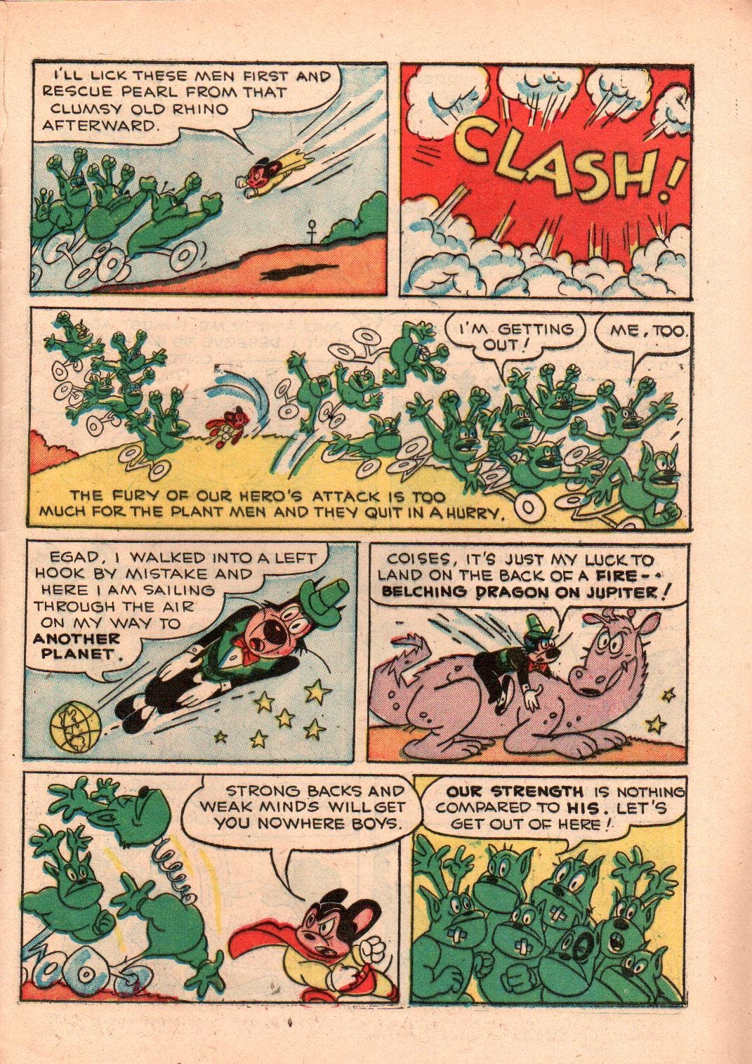 Read online Paul Terry's Mighty Mouse Comics comic -  Issue #33 - 33