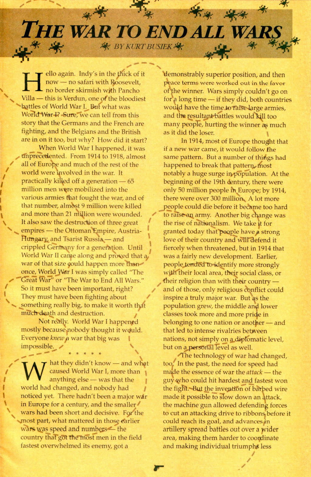 Read online Young Indiana Jones Chronicles comic -  Issue #5 - 27