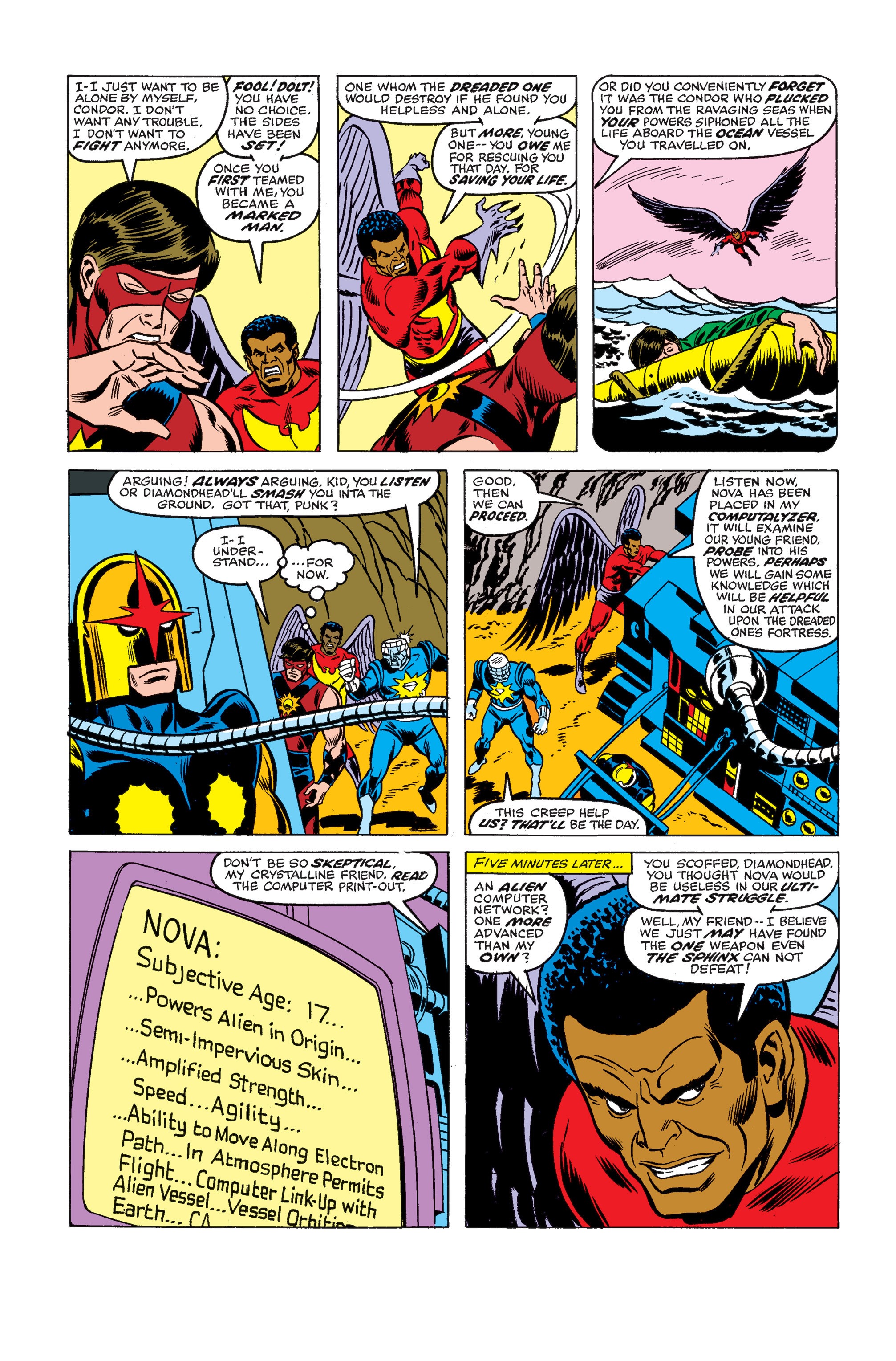 Read online Nova (1976) comic -  Issue #6 - 12