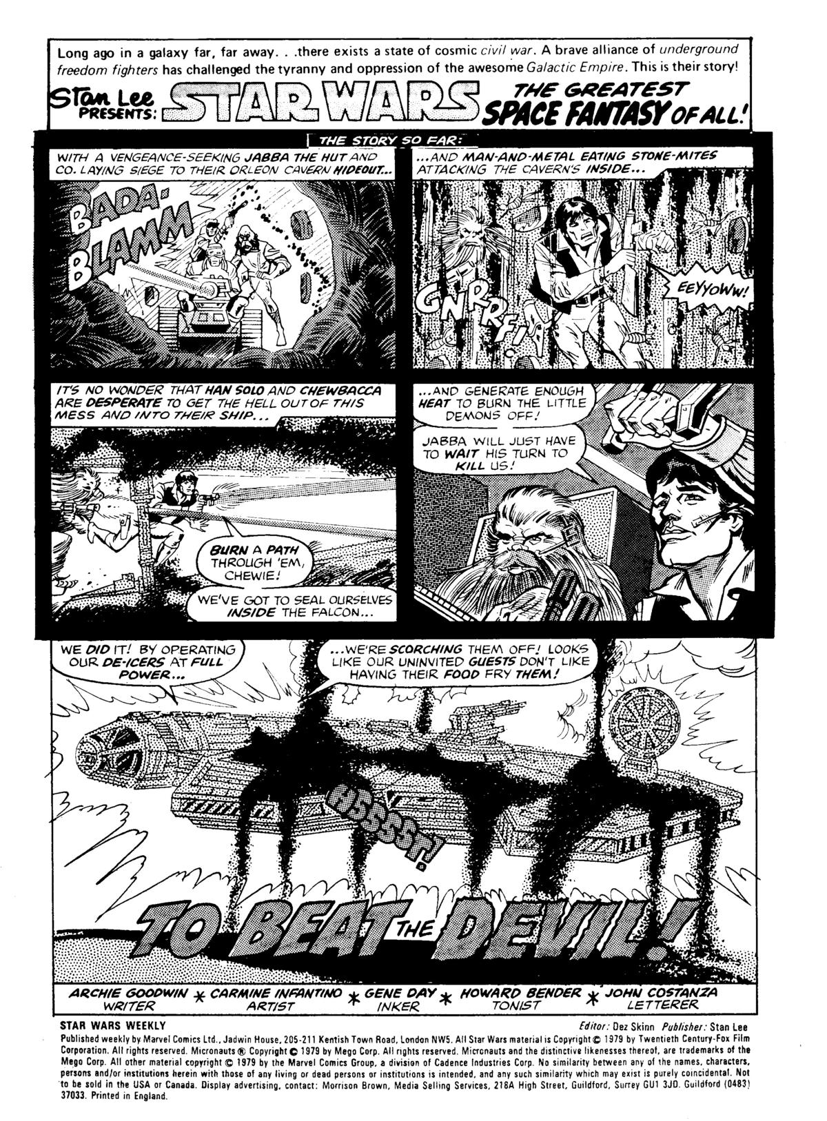 Read online Star Wars Weekly comic -  Issue #66 - 2