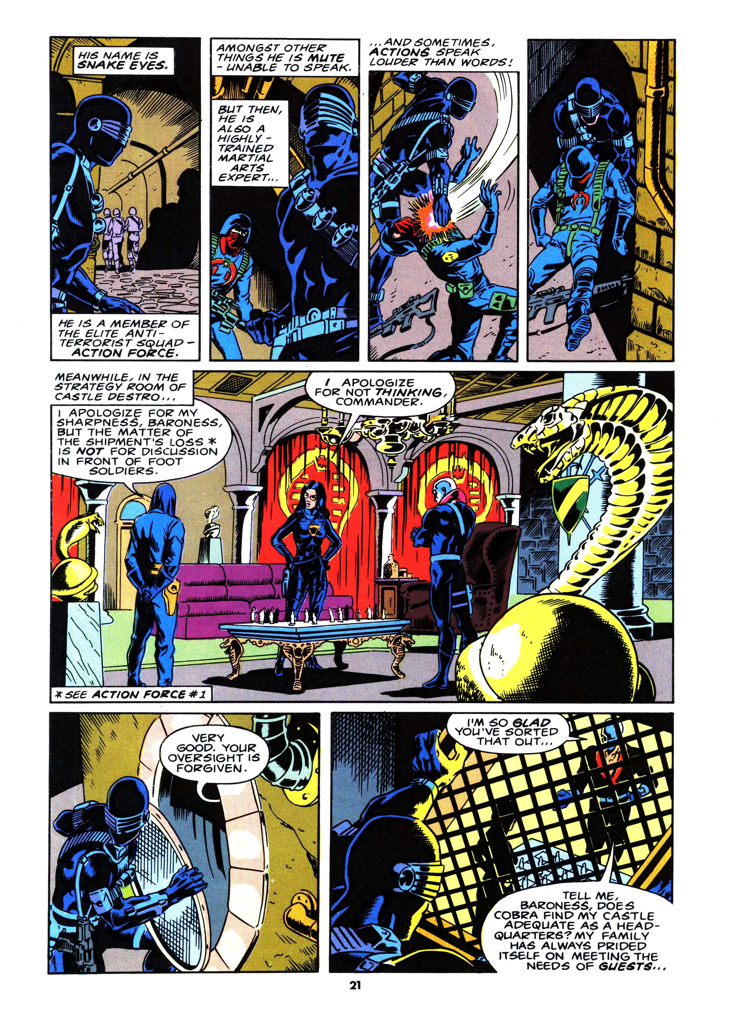 Read online Action Force comic -  Issue #4 - 20