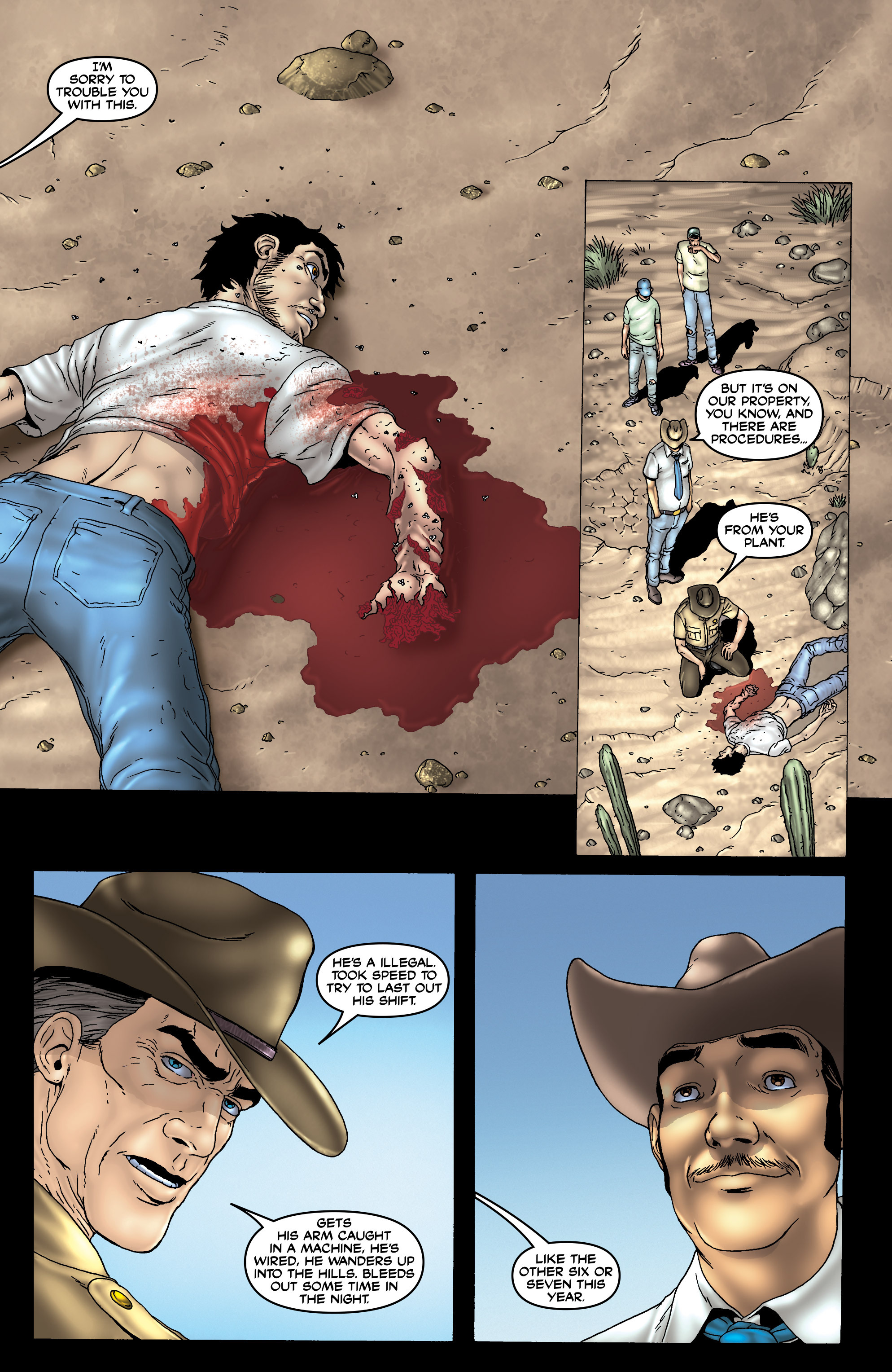 Read online Garth Ennis' 303 comic -  Issue #4 - 6