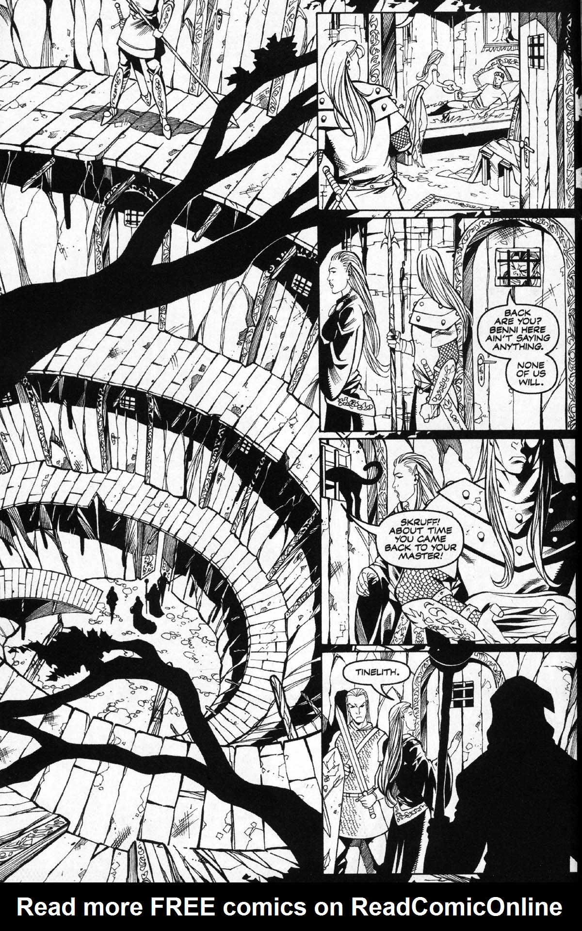 Read online Dungeons & Dragons: Black & White comic -  Issue #3 - 4