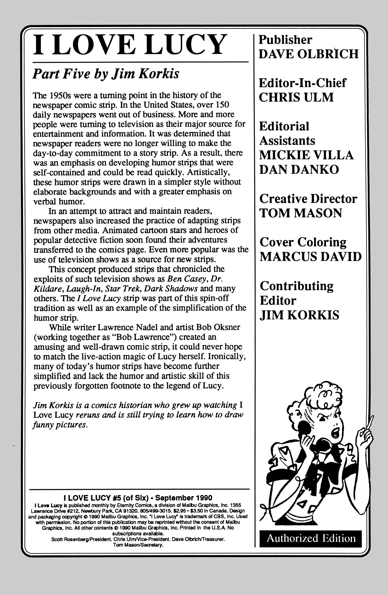 Read online I Love Lucy comic -  Issue #5 - 2