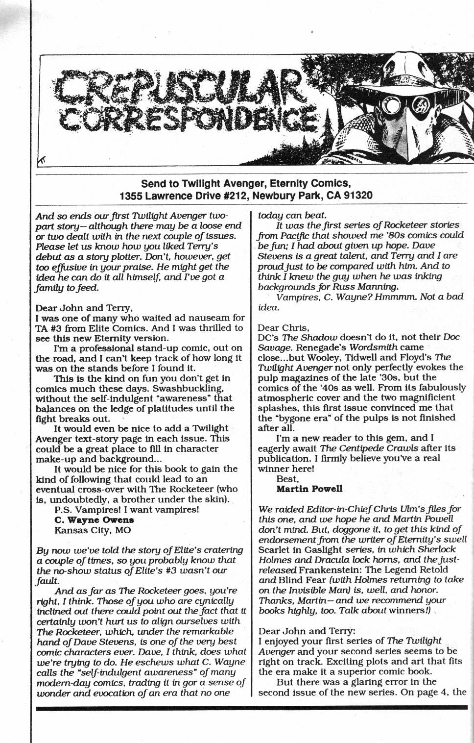 Read online Twilight Avenger comic -  Issue #5 - 26