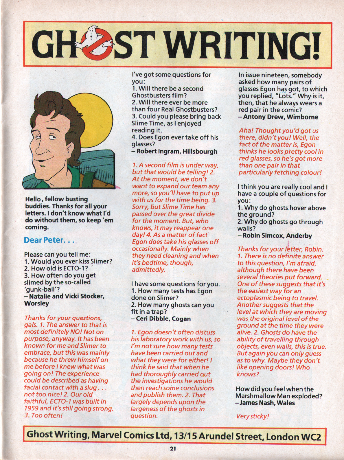 Read online The Real Ghostbusters comic -  Issue #53 - 21