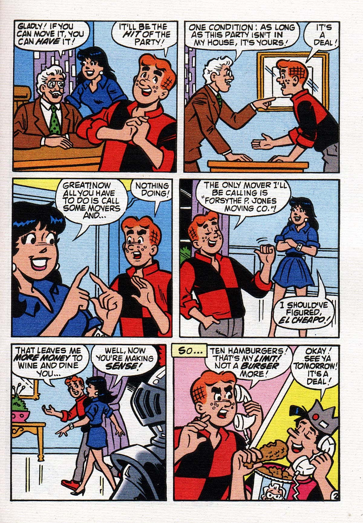 Read online Archie's Double Digest Magazine comic -  Issue #142 - 130