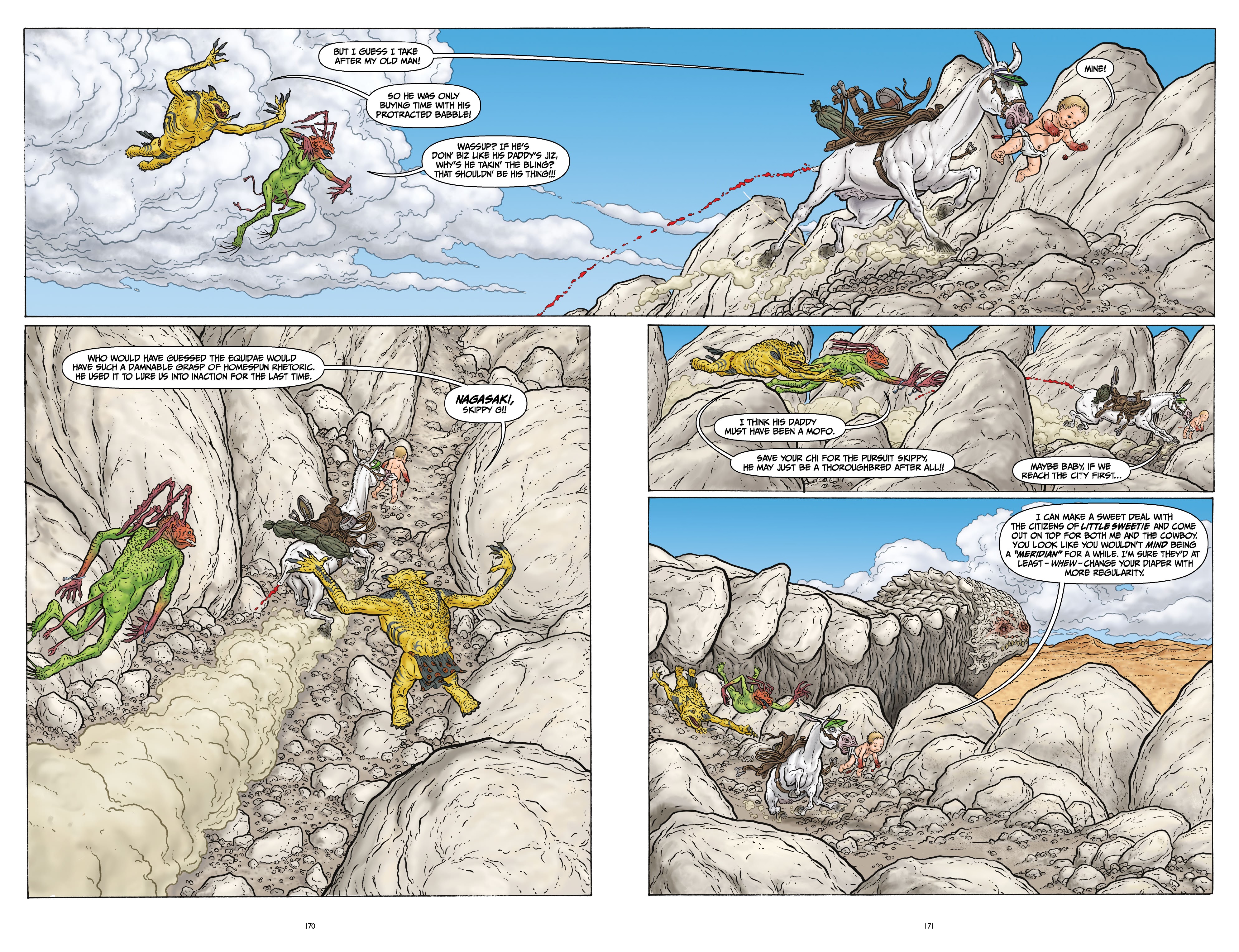 Read online Shaolin Cowboy comic -  Issue # _Start Trek (Part 2) - 34