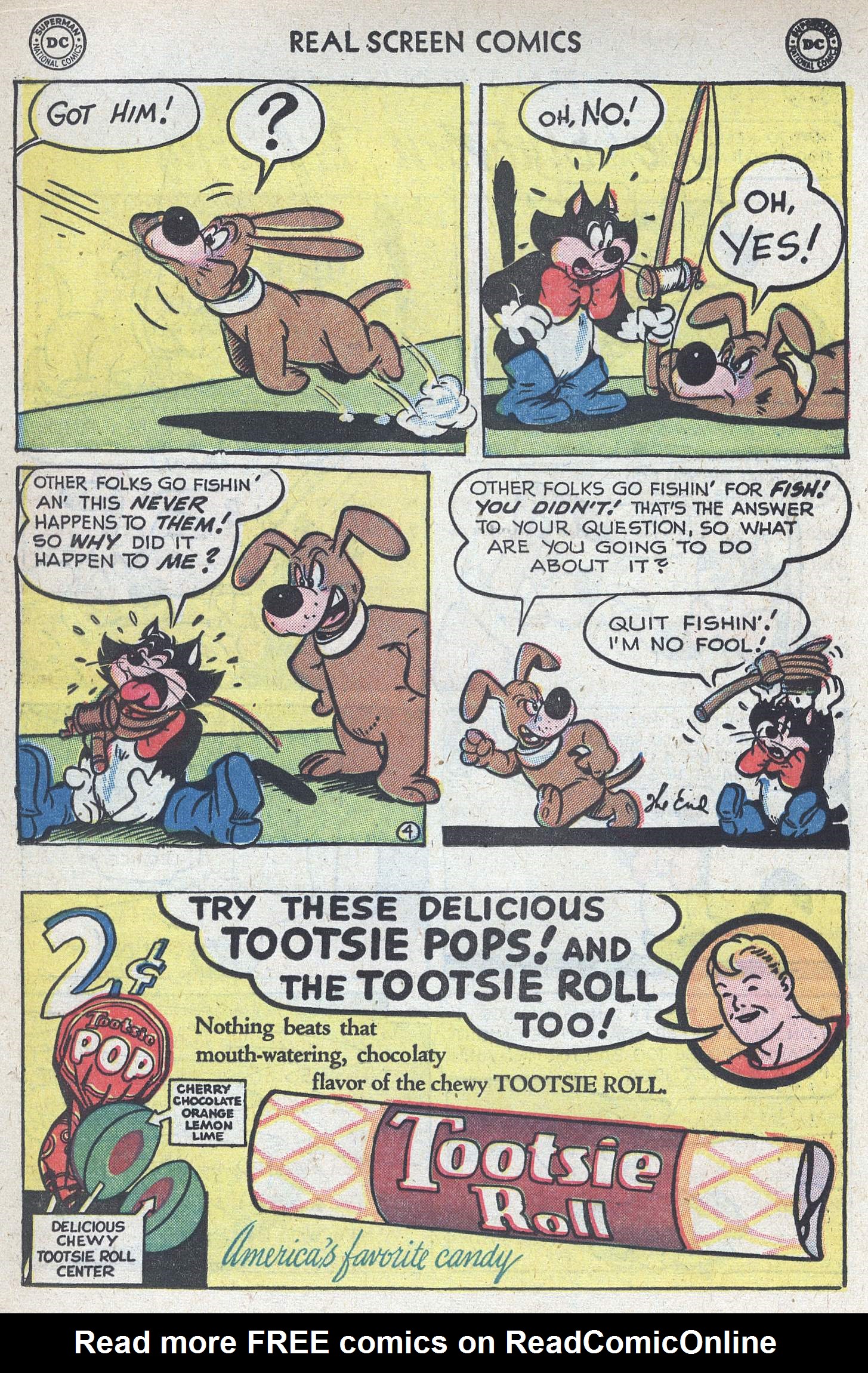 Read online Real Screen Comics comic -  Issue #65 - 24