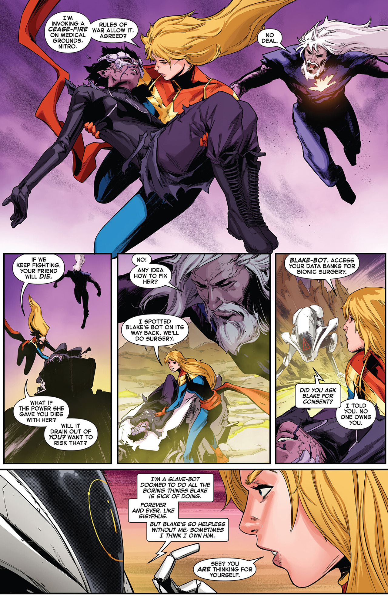 Read online Captain Marvel: Dark Tempest comic -  Issue #4 - 12
