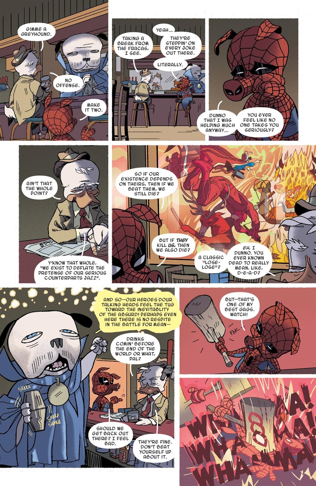 Read online Spider-Man: Spider-Verse comic -  Issue # Spider-Ham - 88