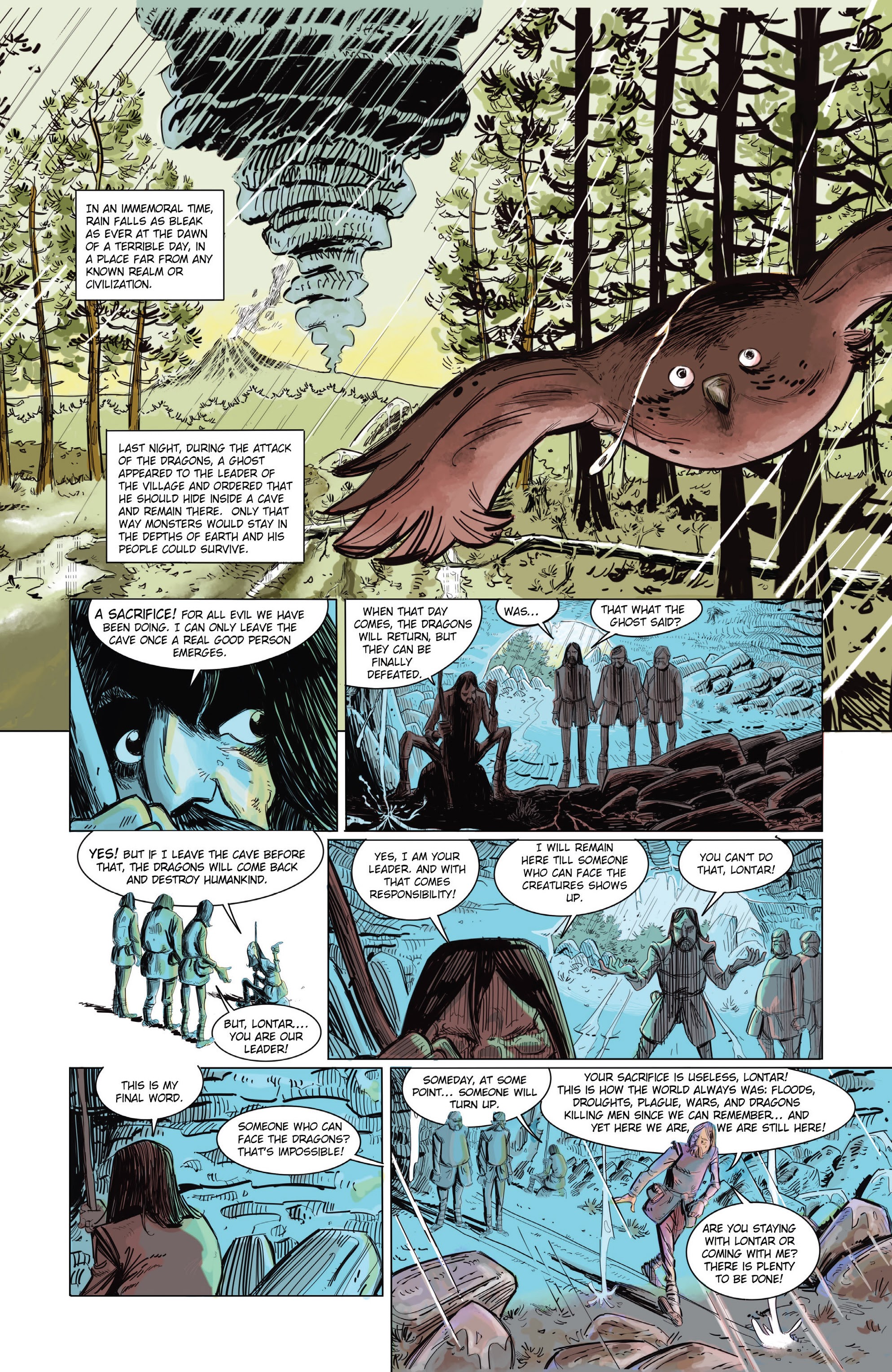 Read online Claire and the Dragons comic -  Issue #1 - 3