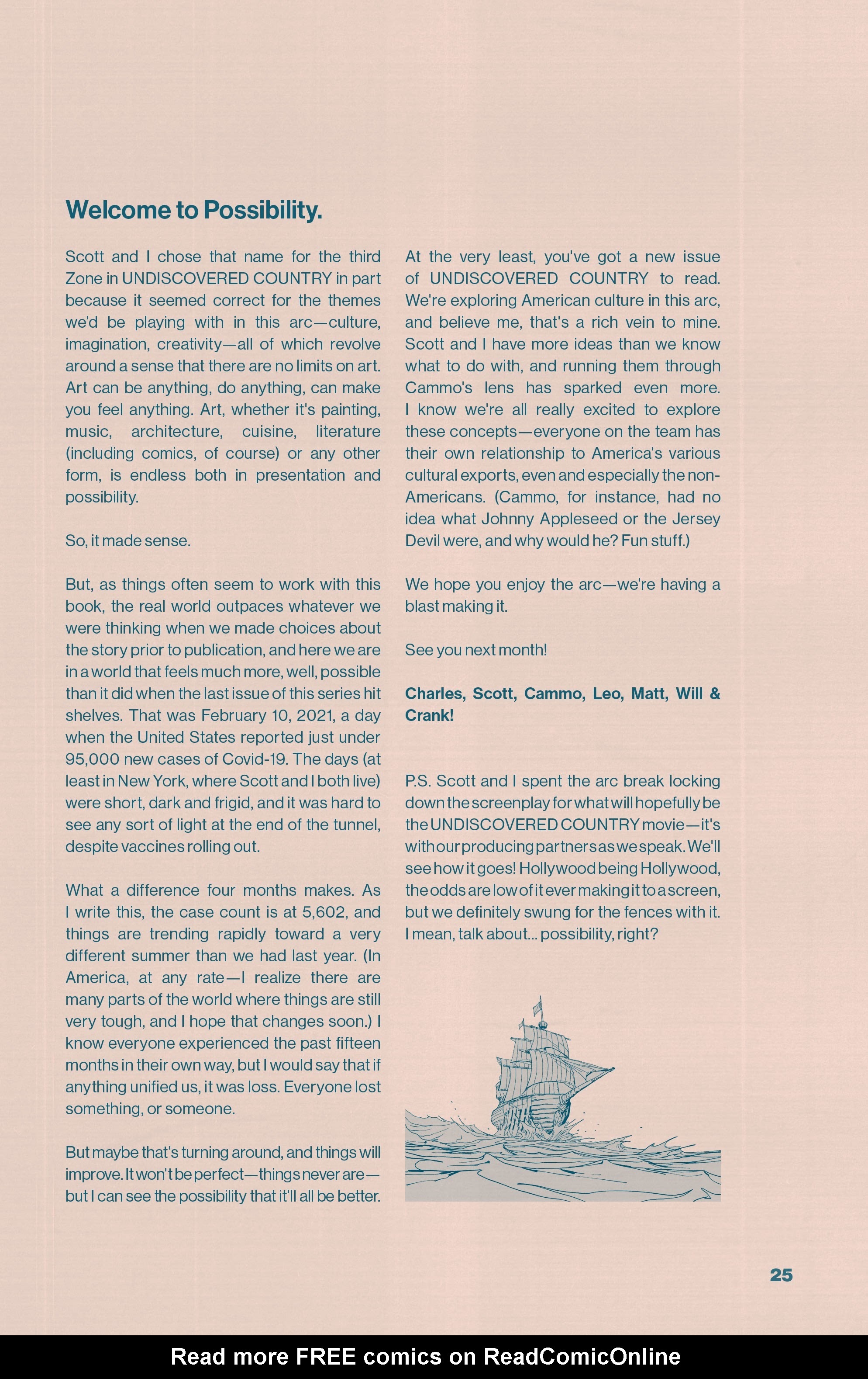 Read online Undiscovered Country comic -  Issue #13 - 22