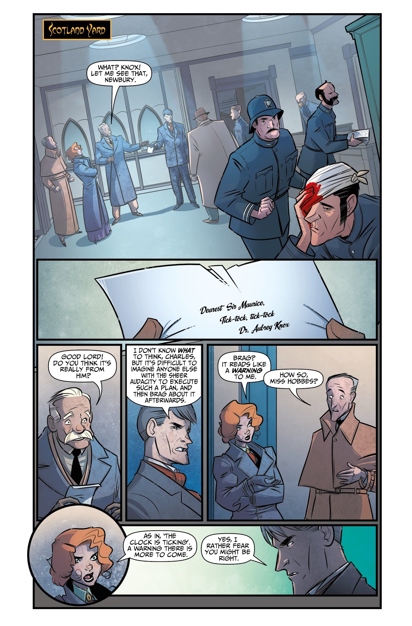 Read online Newbury & Hobbes: The Undying comic -  Issue #3 - 8