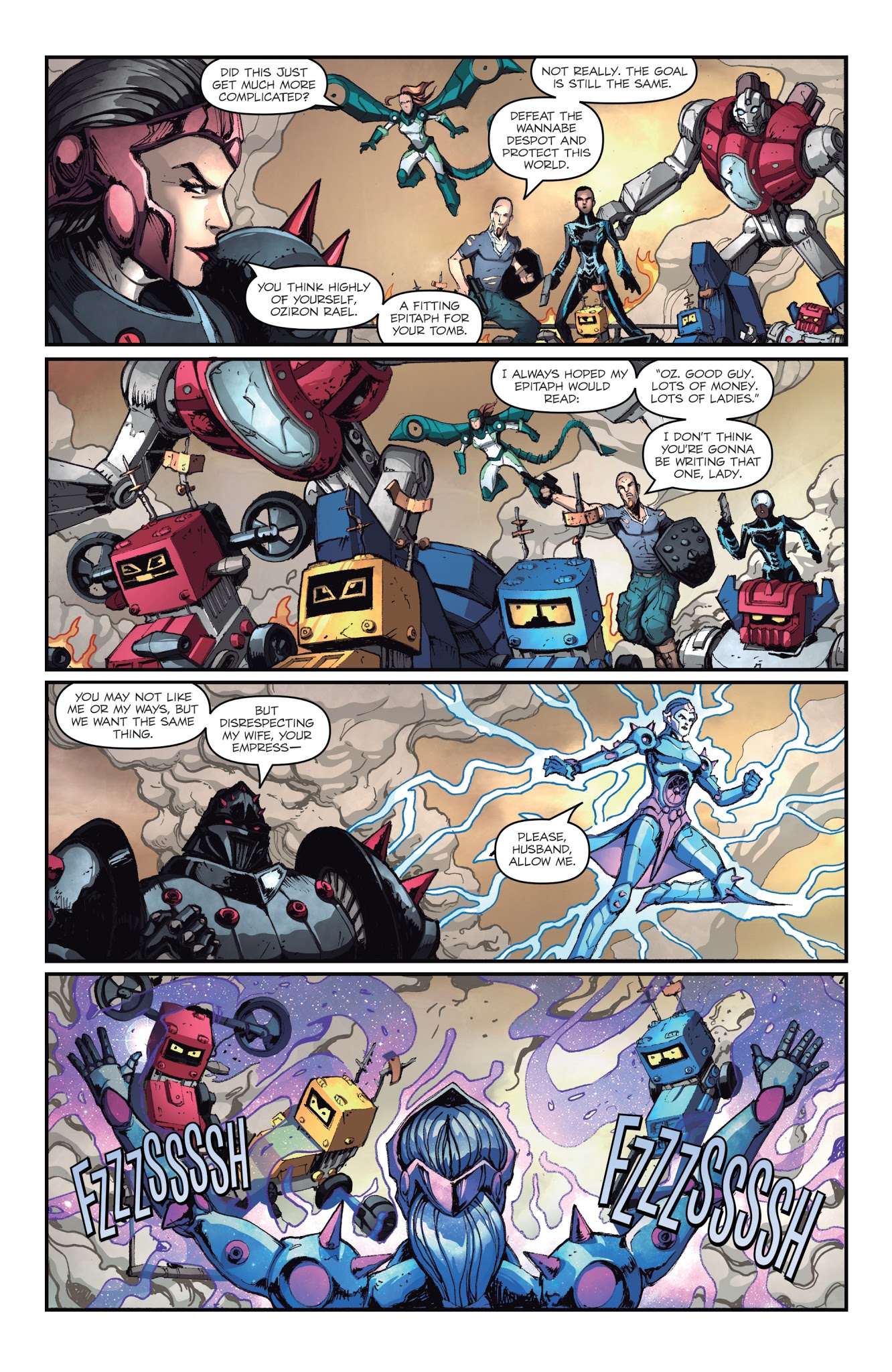 Read online Micronauts: Wrath of Karza comic -  Issue #5 - 6