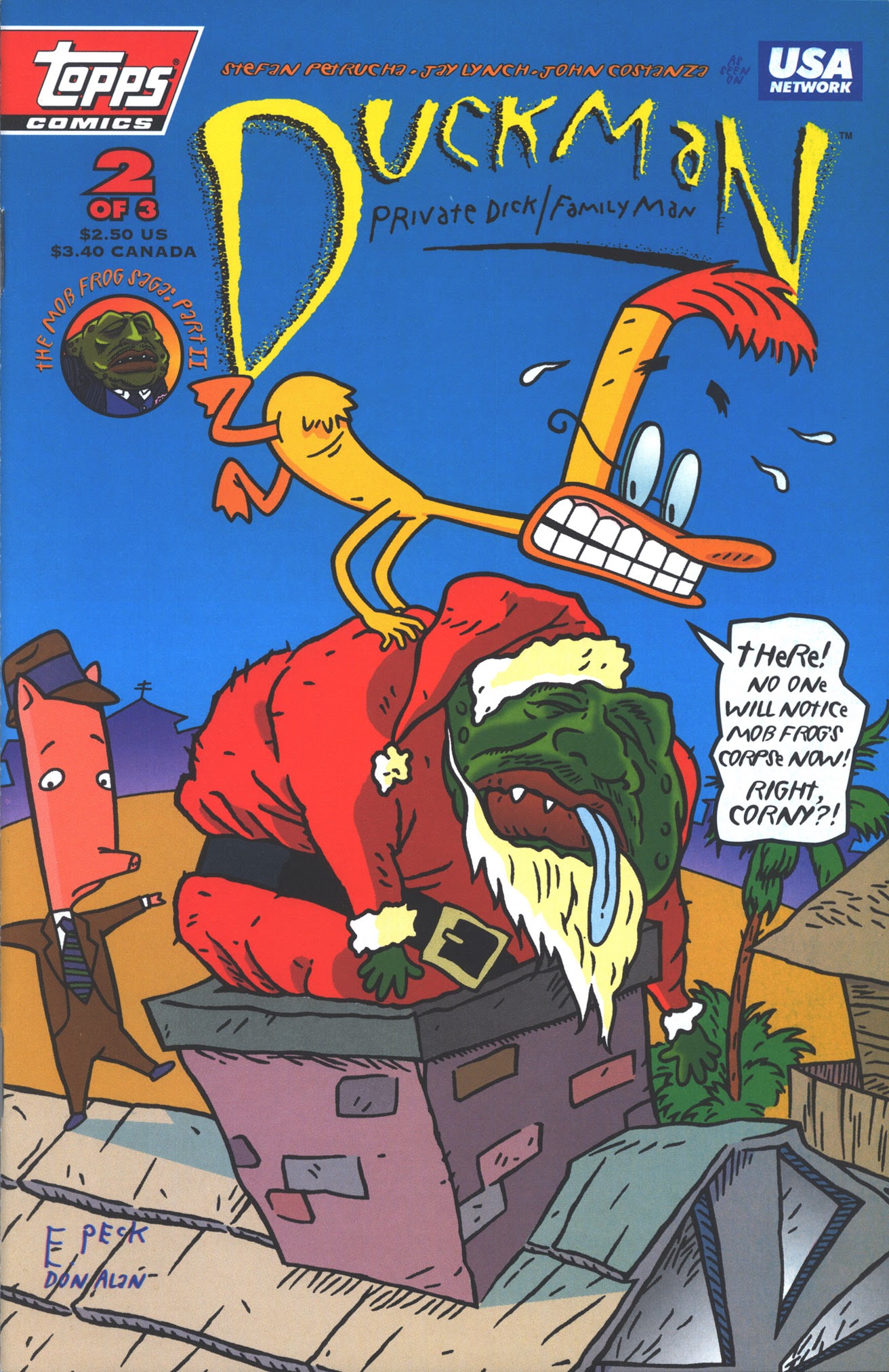 Read online Duckman : The Mob Frog Saga comic -  Issue #2 - 1