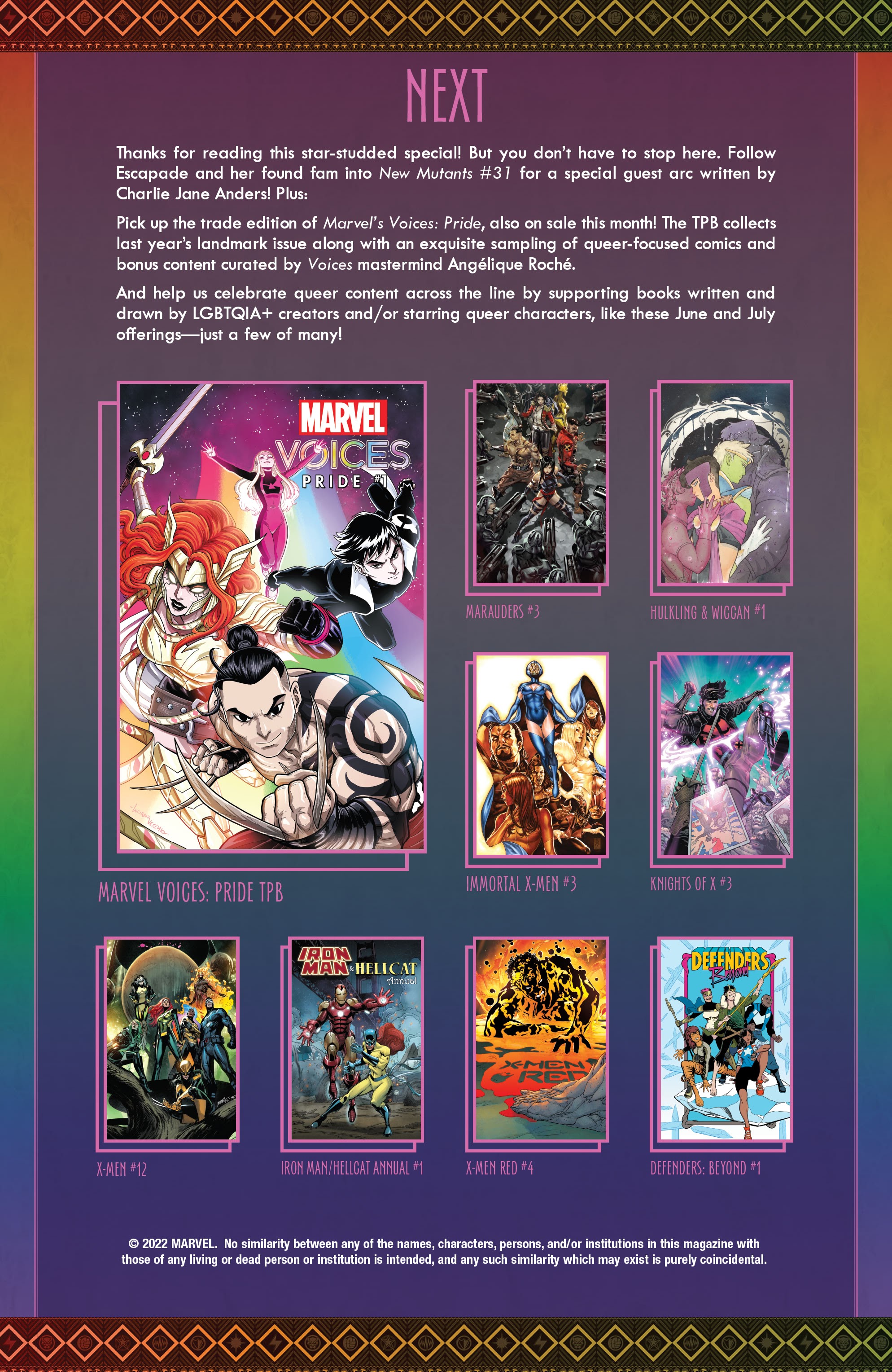 Read online Marvel's Voices: Pride (2022) comic -  Issue # Full - 80