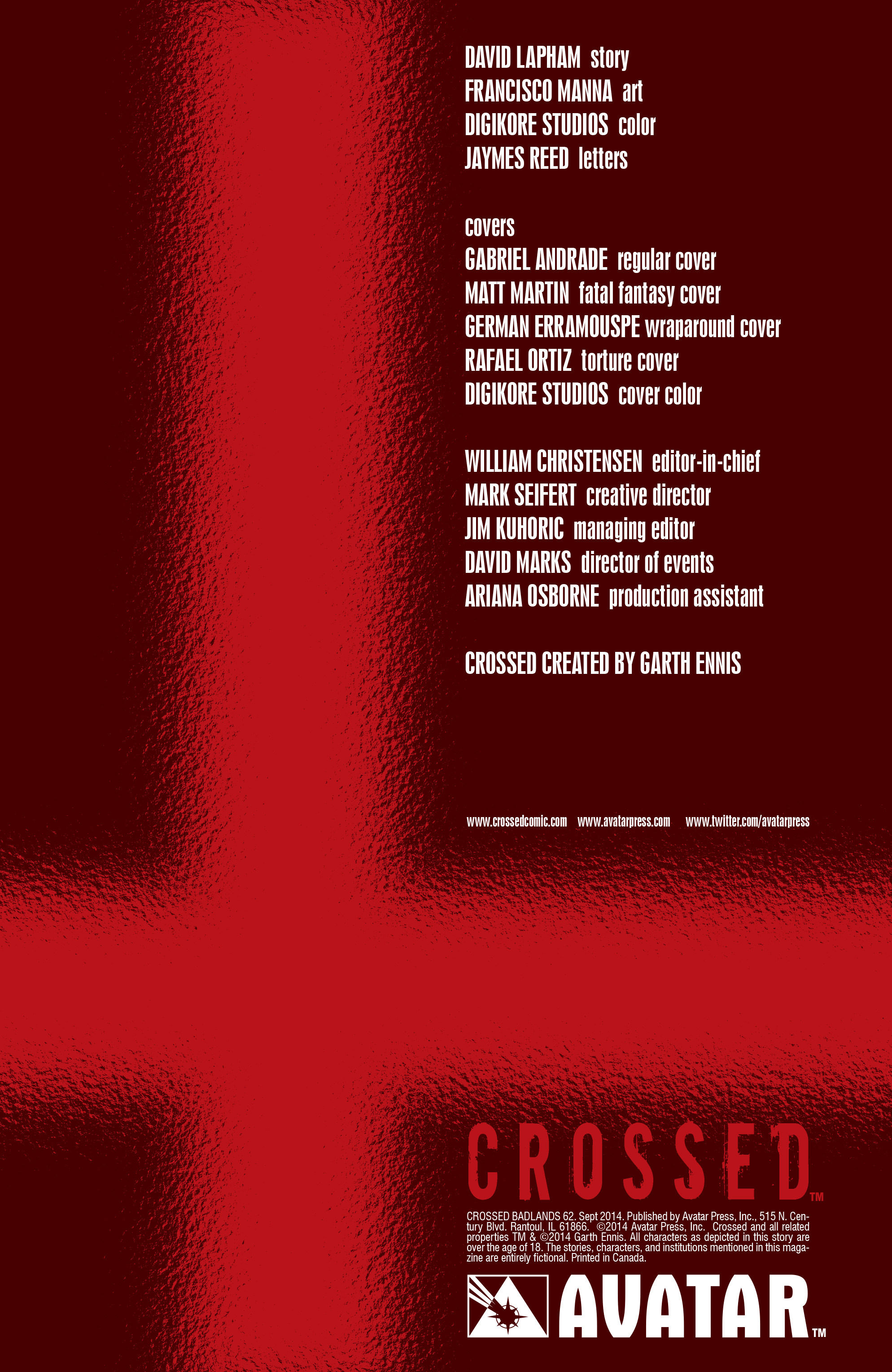 Read online Crossed: Badlands comic -  Issue #62 - 6