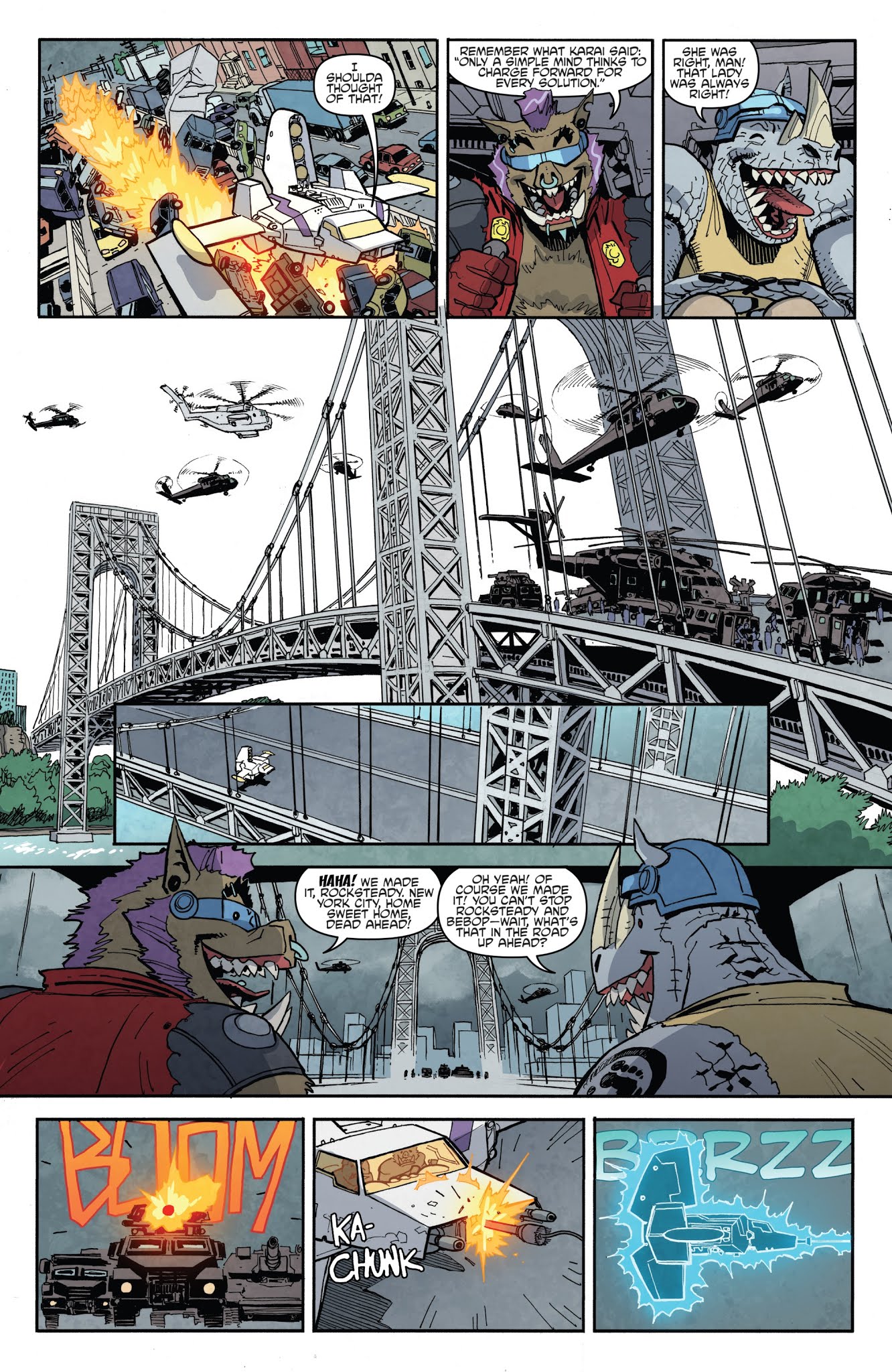 Read online Teenage Mutant Ninja Turtles: Bebop & Rocksteady Hit the Road comic -  Issue #4 - 20