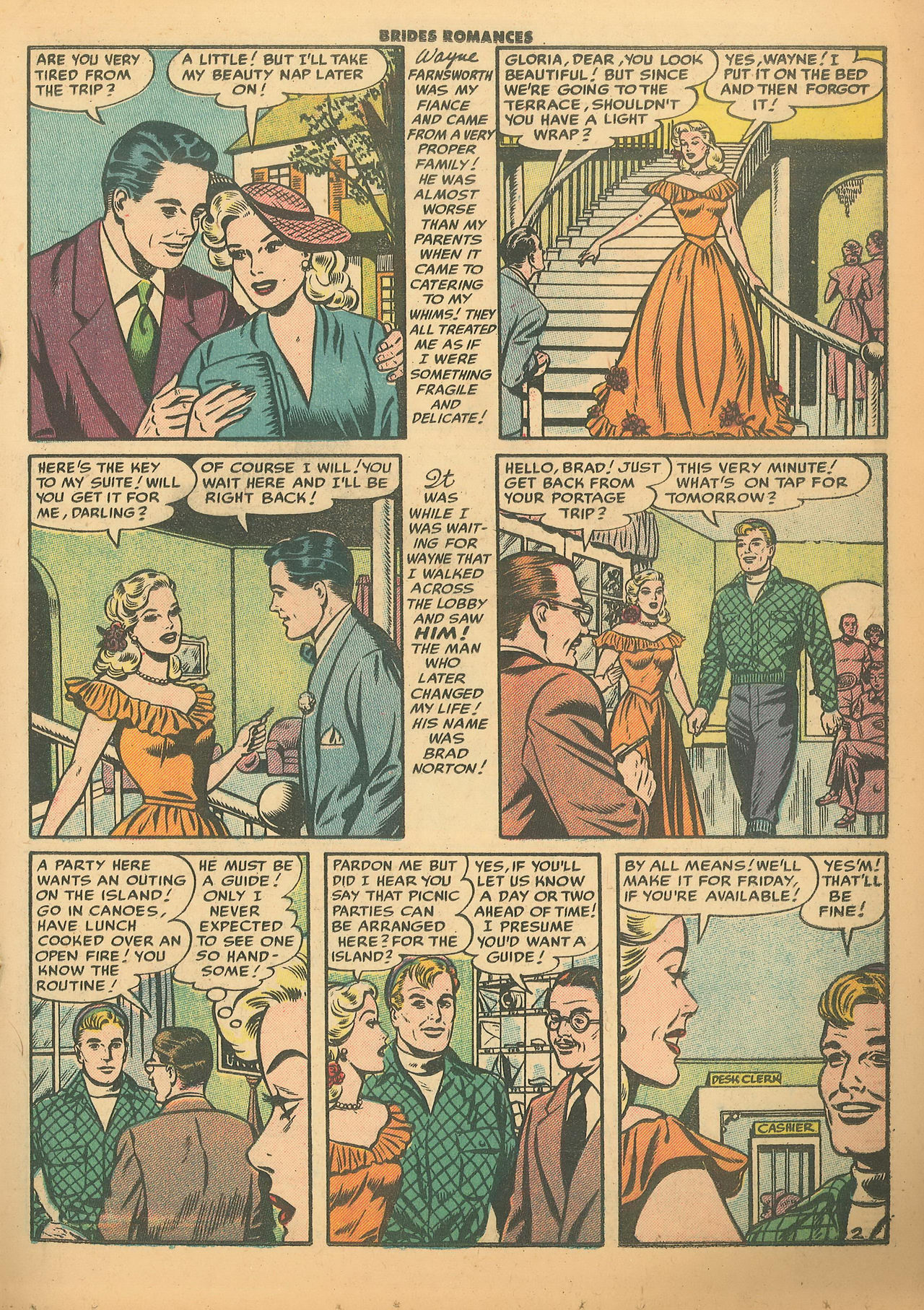 Read online Brides Romances comic -  Issue #15 - 19