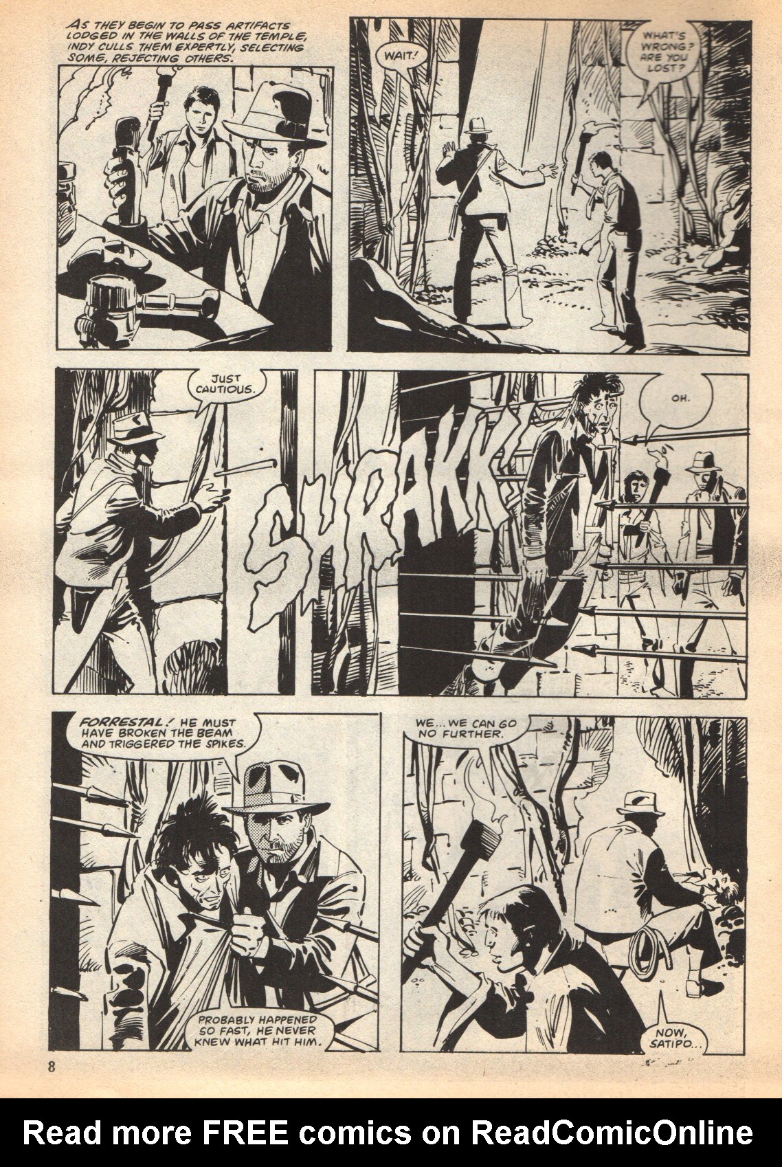 Read online Indiana Jones comic -  Issue #7 - 8