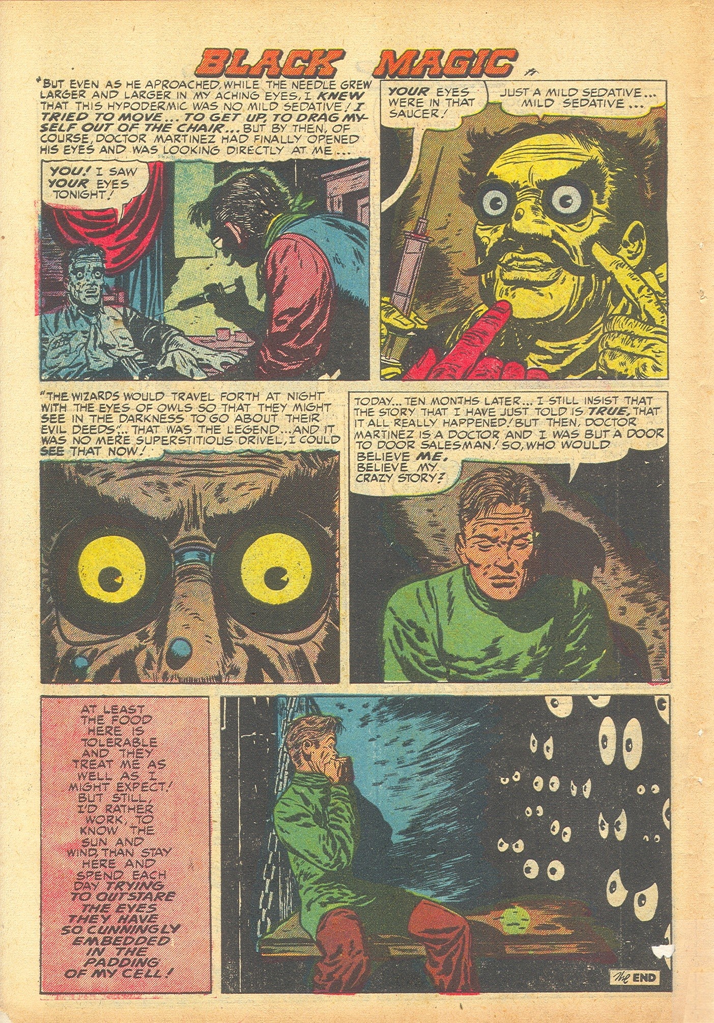 Read online Black Magic (1950) comic -  Issue #6 - 34