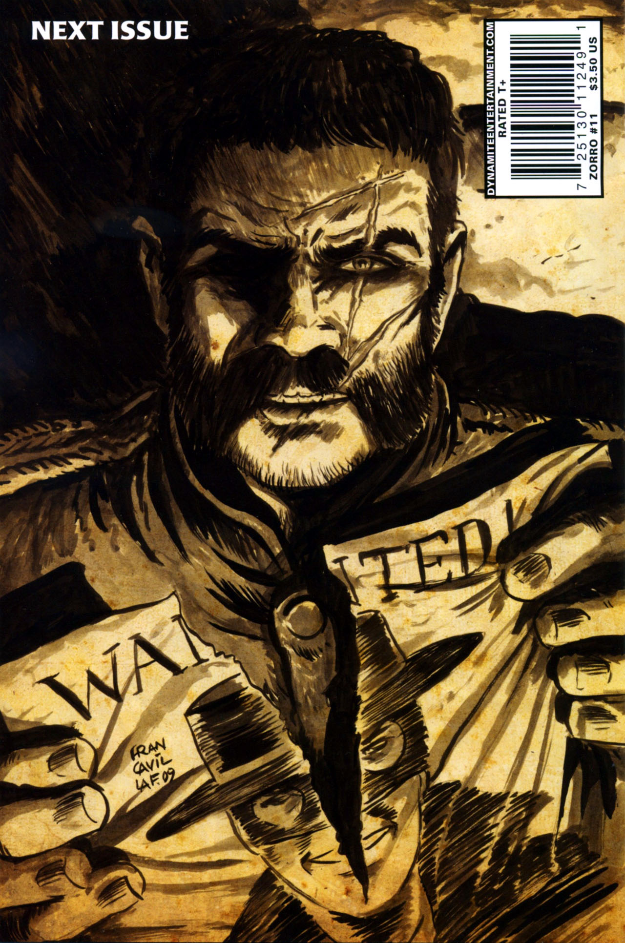 Read online Zorro (2008) comic -  Issue #11 - 37