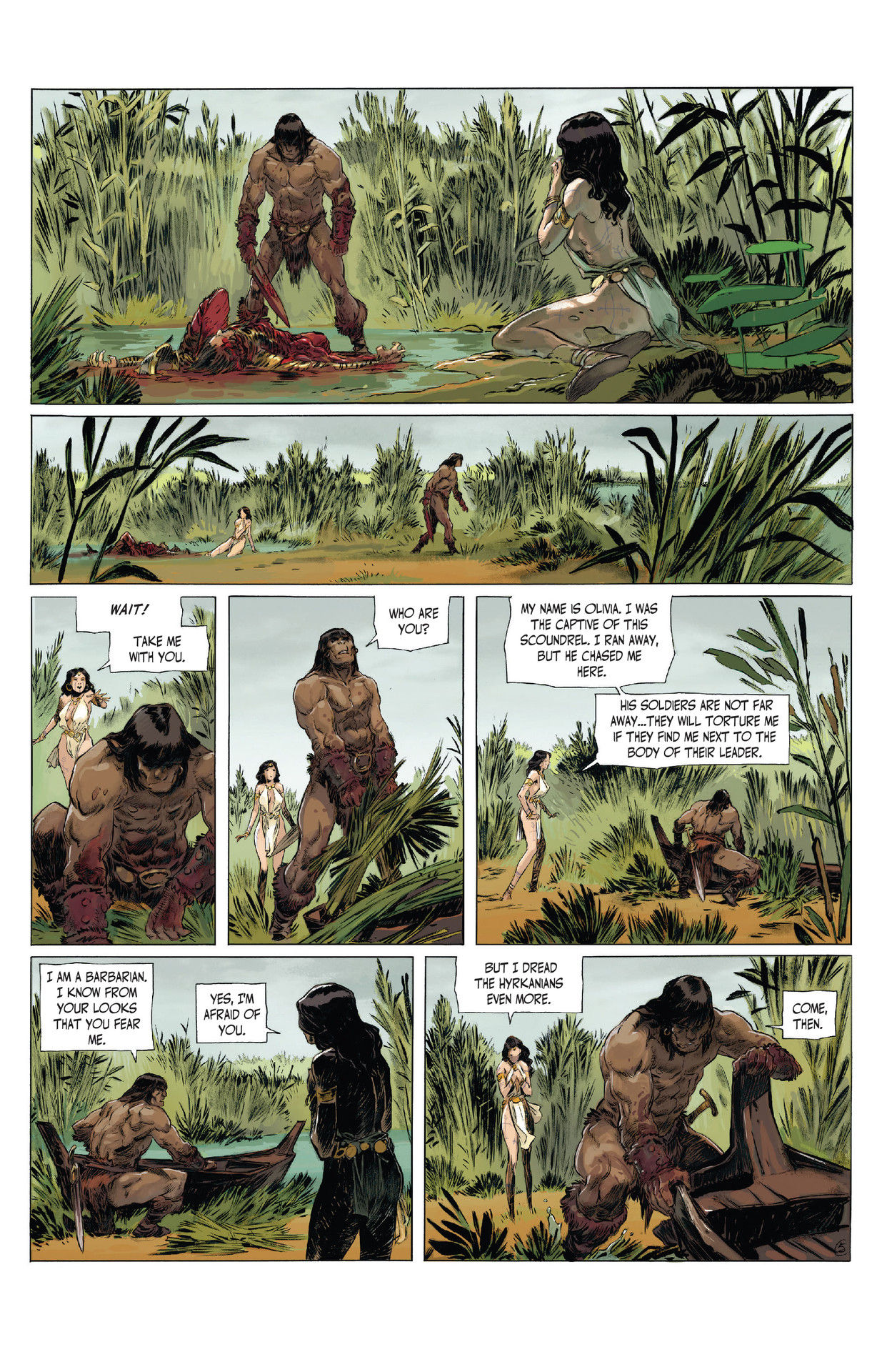 Read online The Cimmerian comic -  Issue # TPB 3 - 10