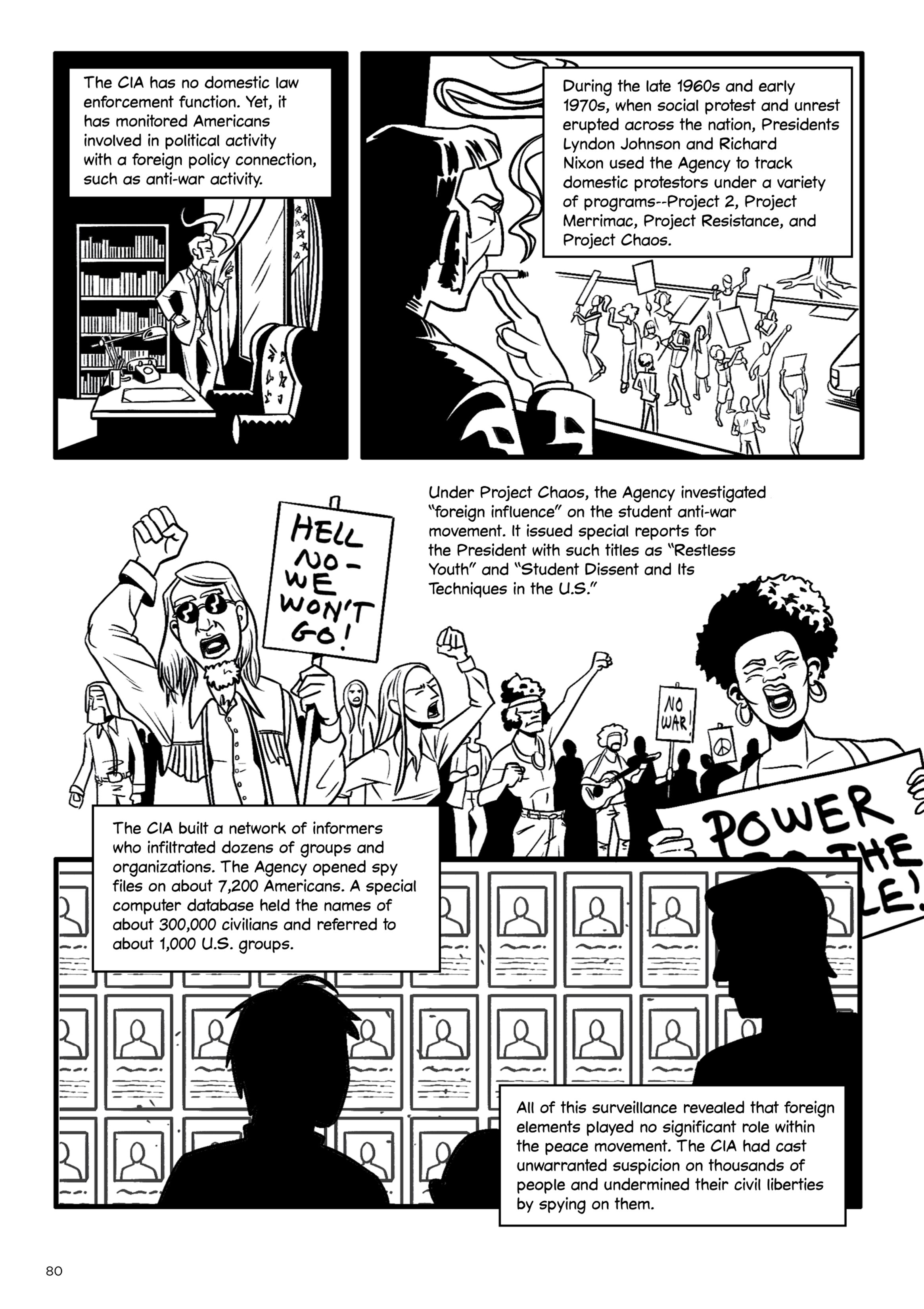 Read online The Machine Never Blinks: A Graphic History of Spying and Surveillance comic -  Issue # TPB - 90