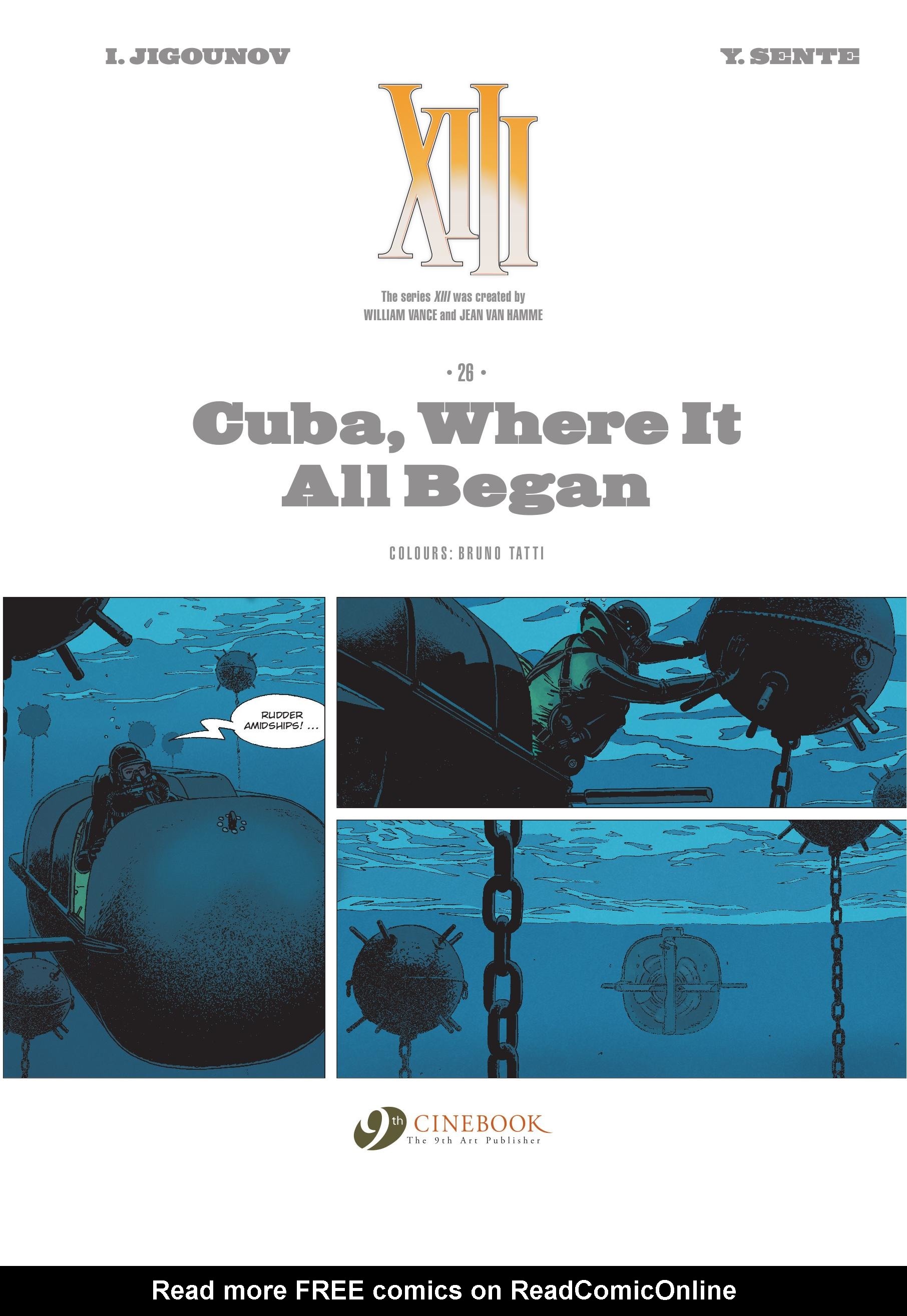 Read online XIII comic -  Issue #26 - 3