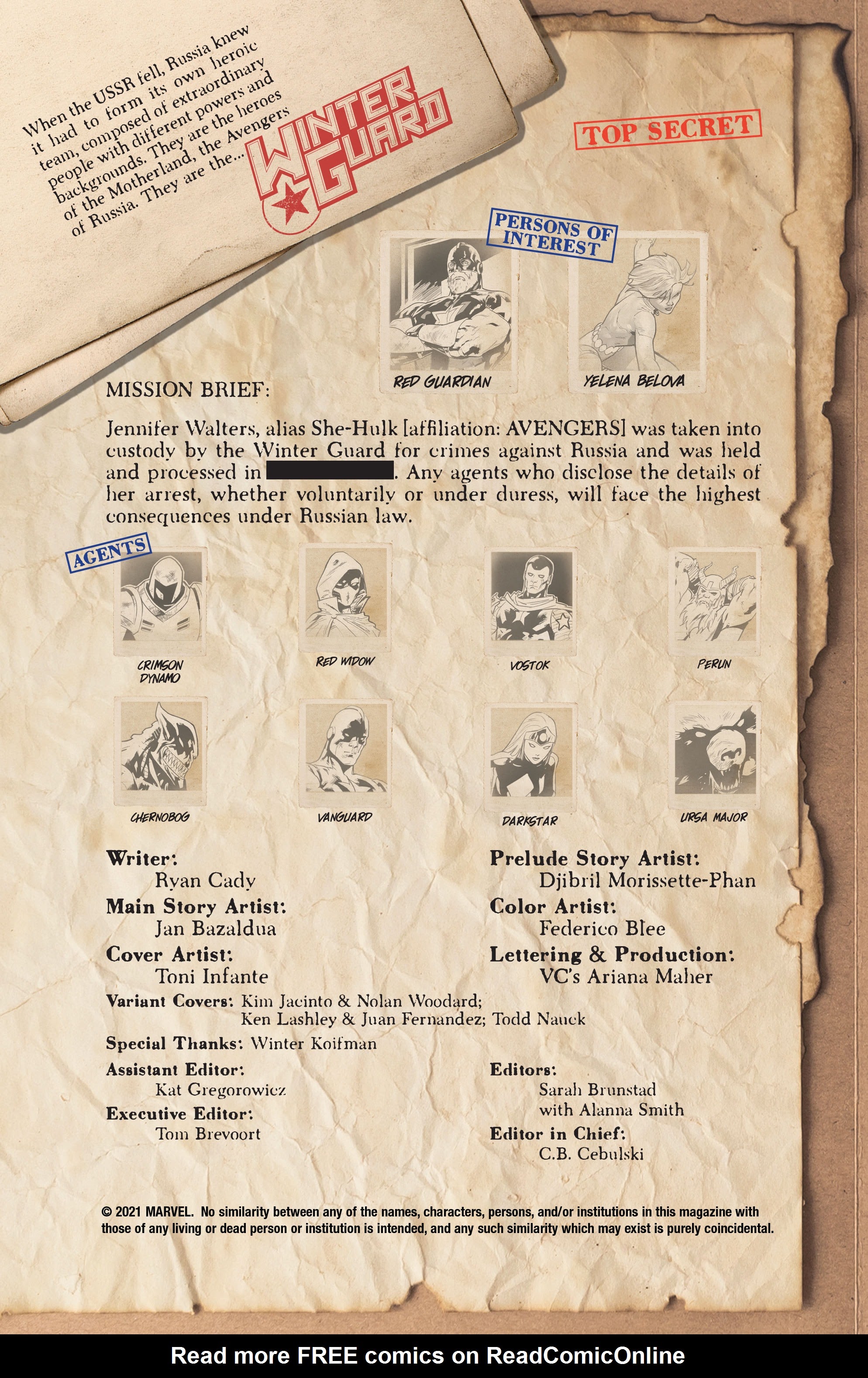 Read online Winter Guard comic -  Issue #1 - 2